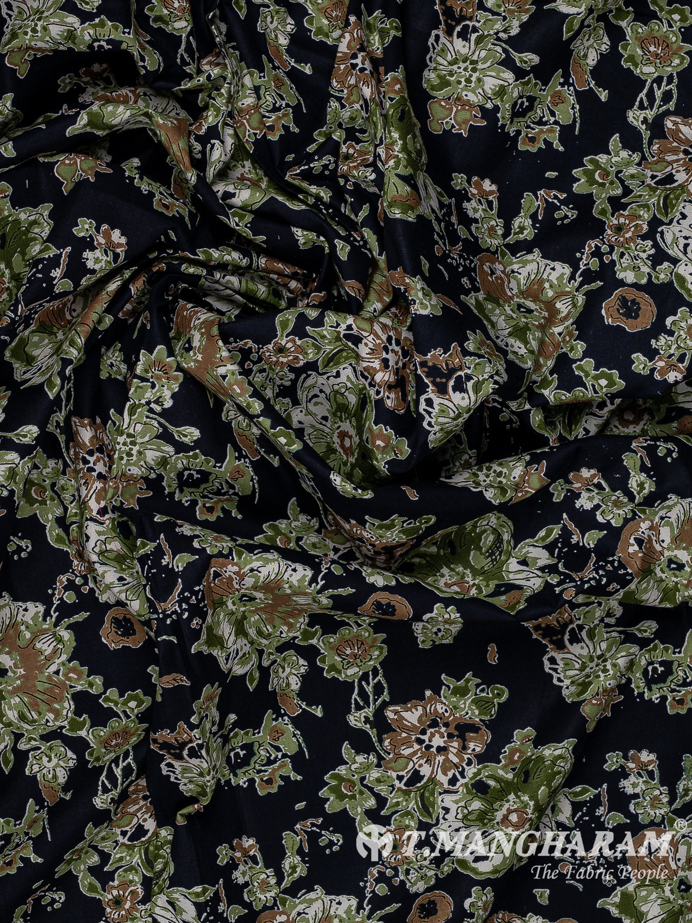 Black Cotton Fabric - EC13791