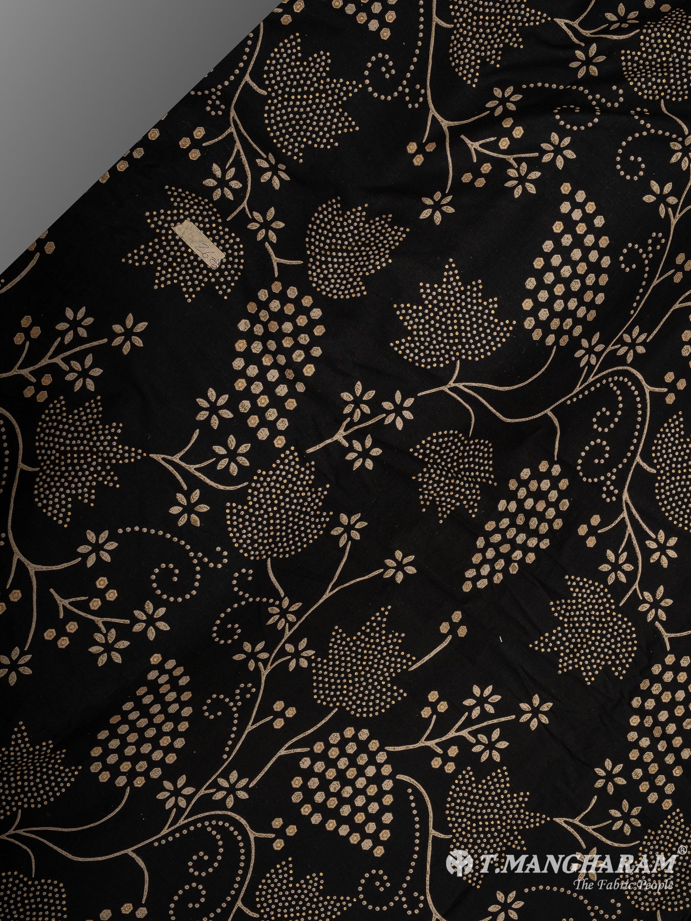 Black Cotton Fabric - EC14447