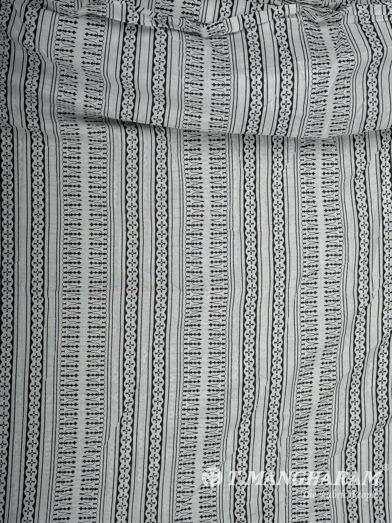 White Cotton Fabric - EC14441