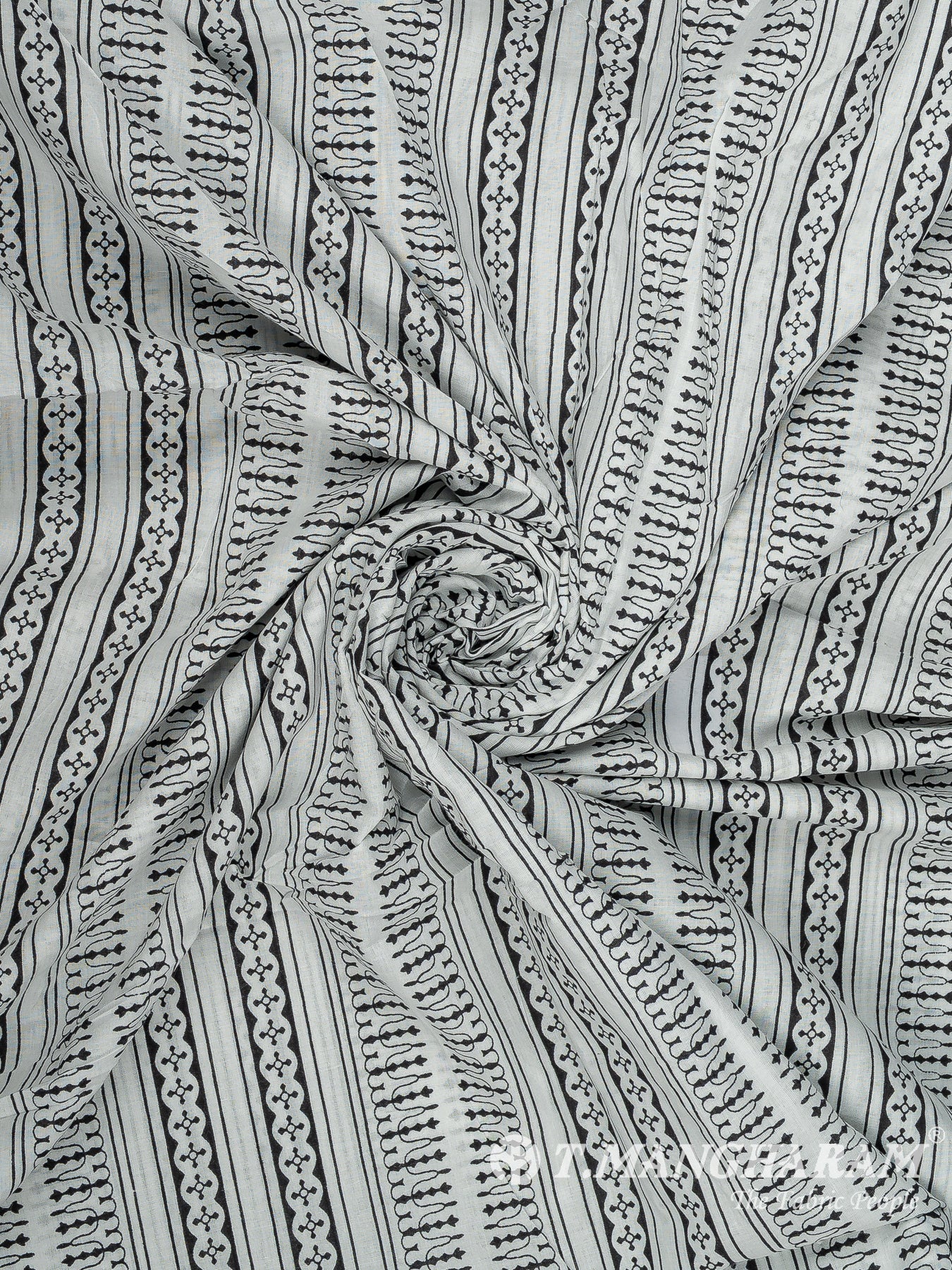 White Cotton Fabric - EC14441