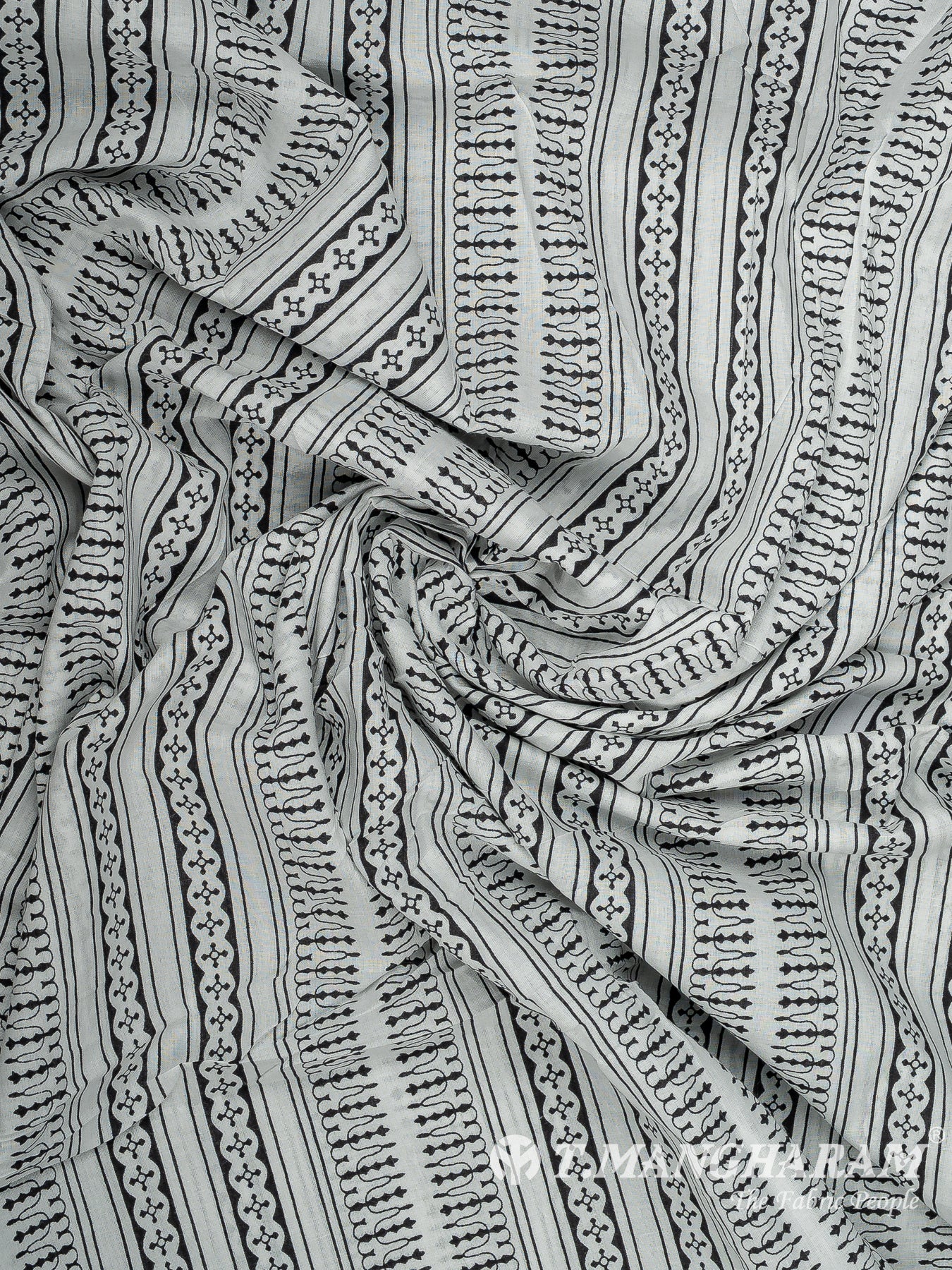 White Cotton Fabric - EC14441