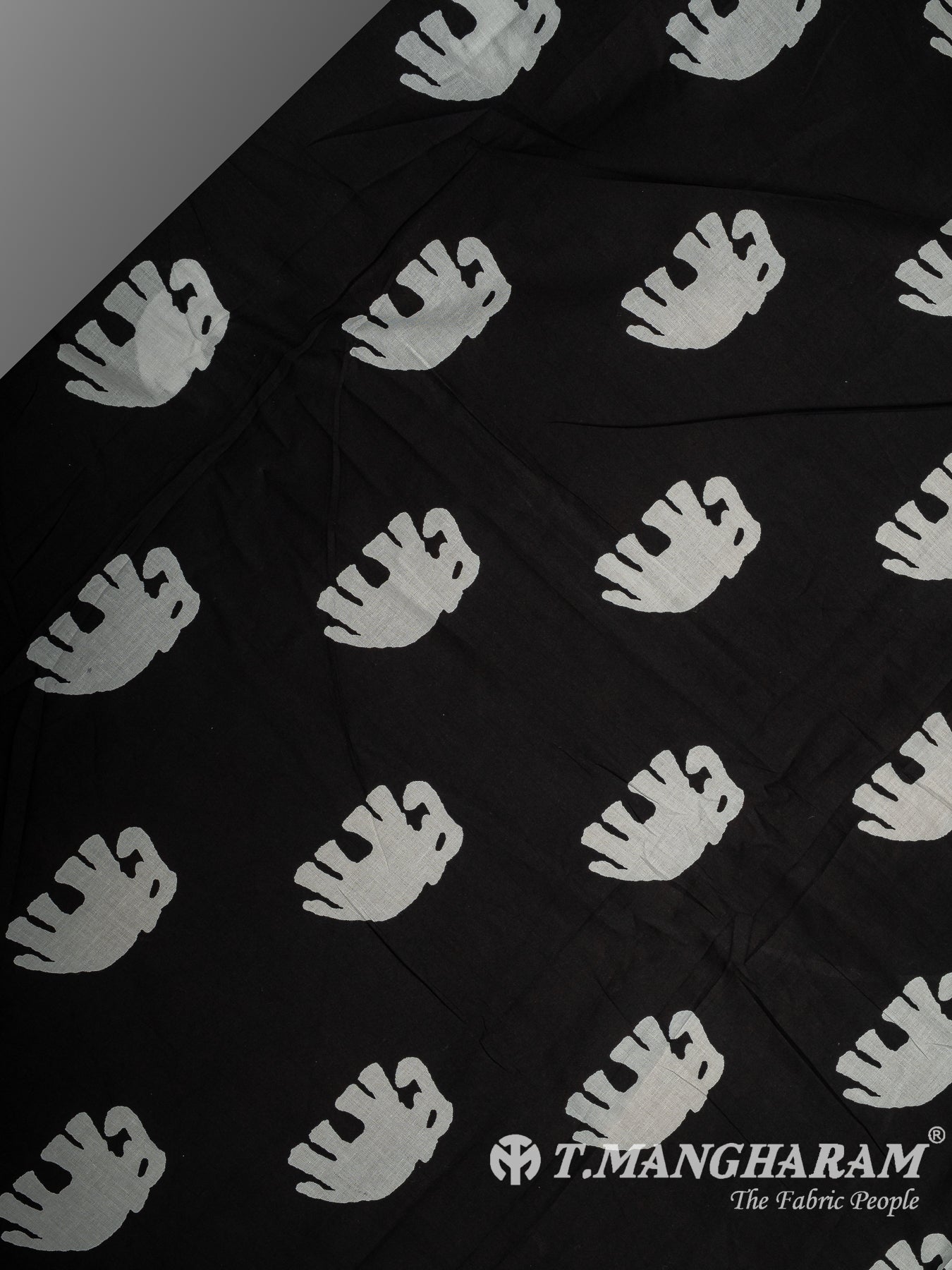 Black Cotton Fabric - EC14446