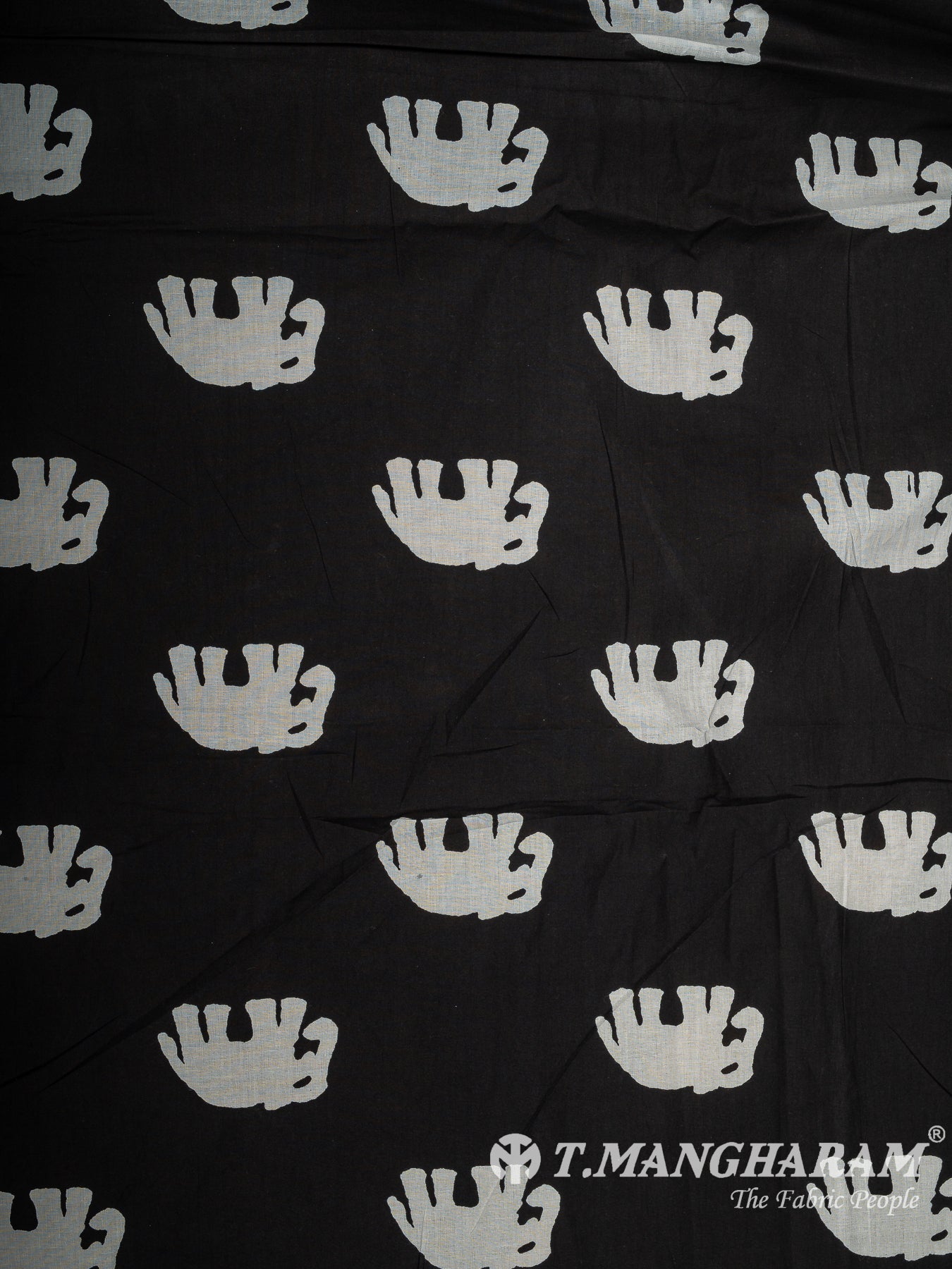 Black Cotton Fabric - EC14446