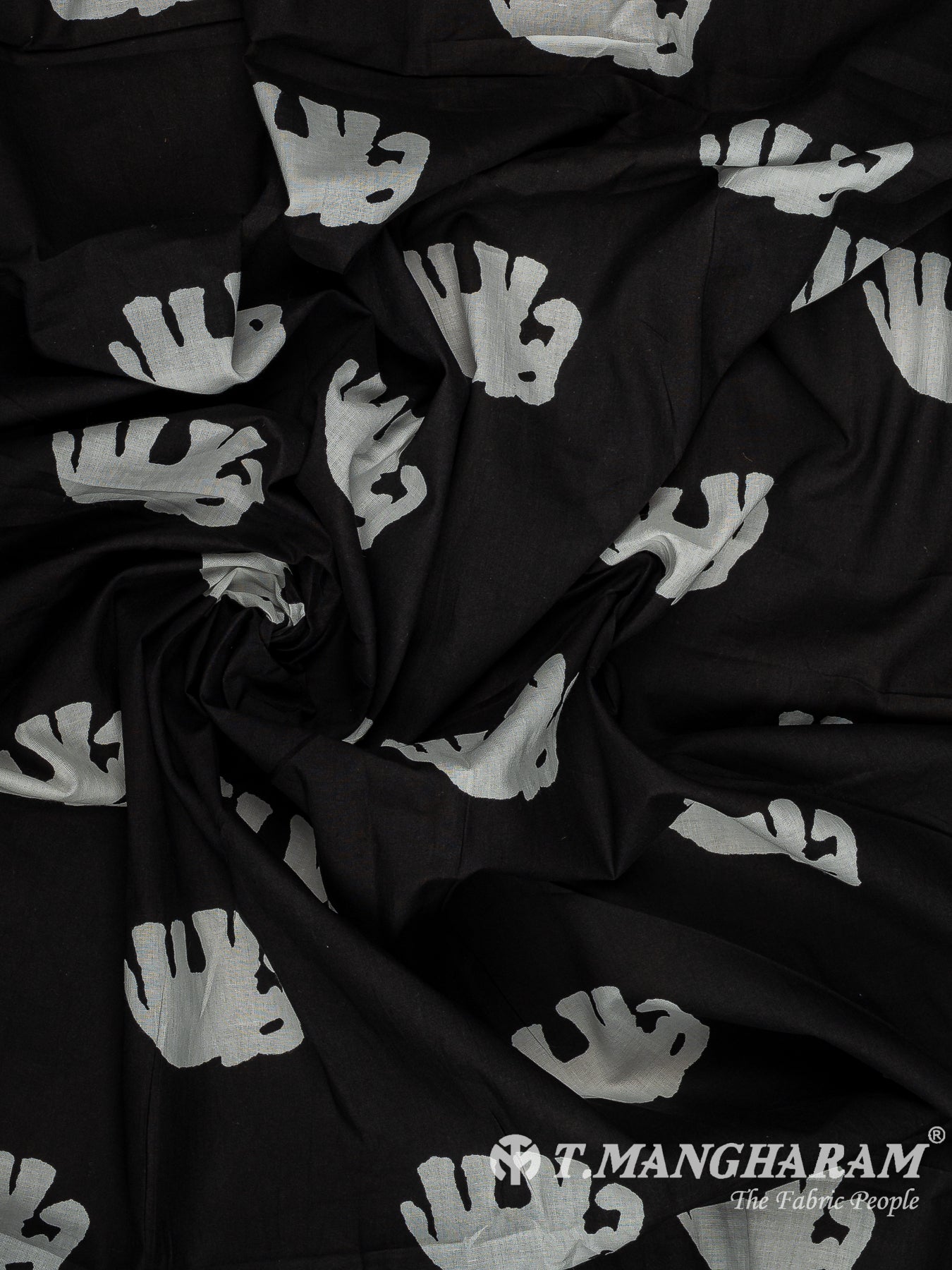 Black Cotton Fabric - EC14446