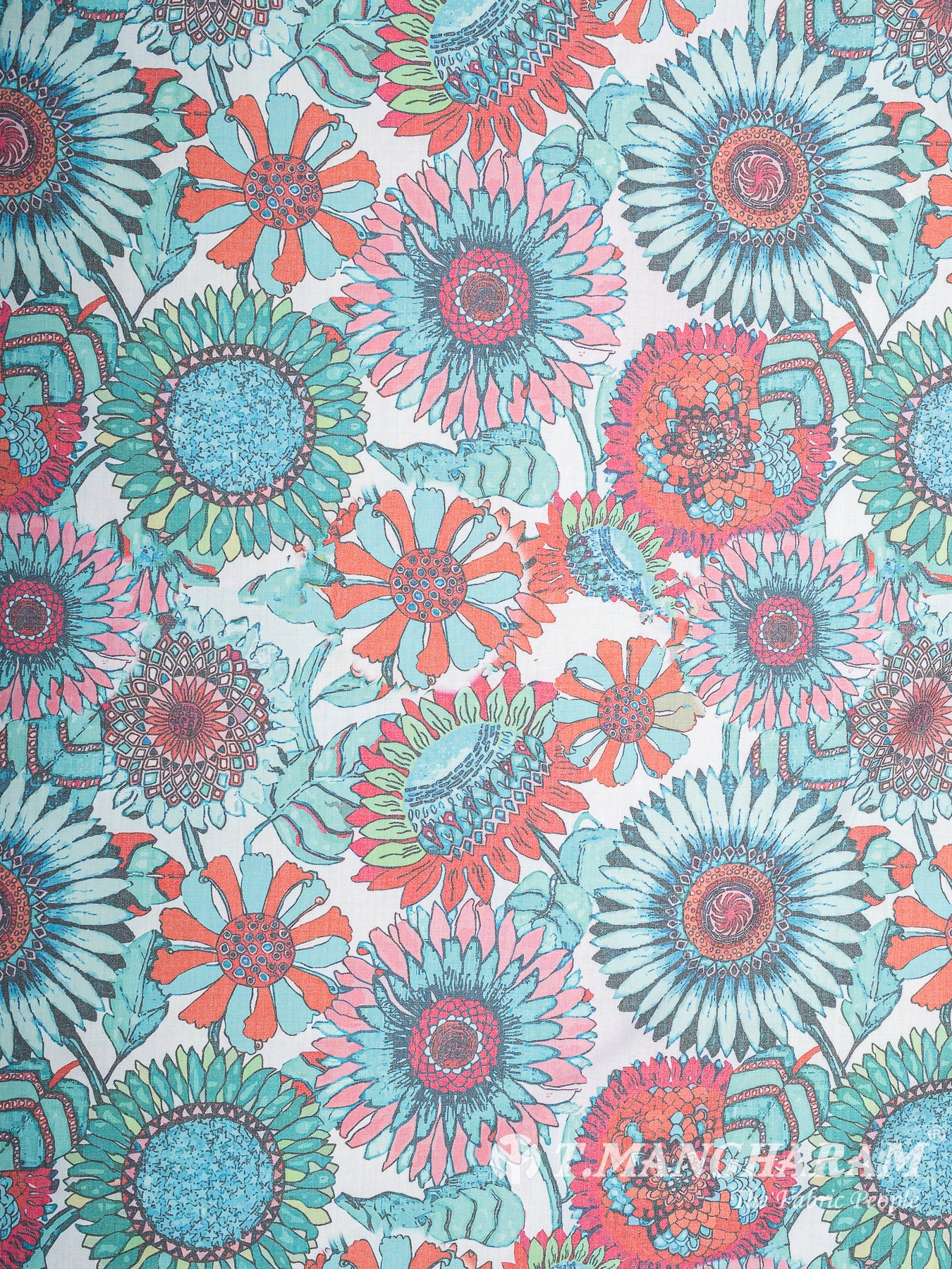 White Cotton Fabric - EC12140