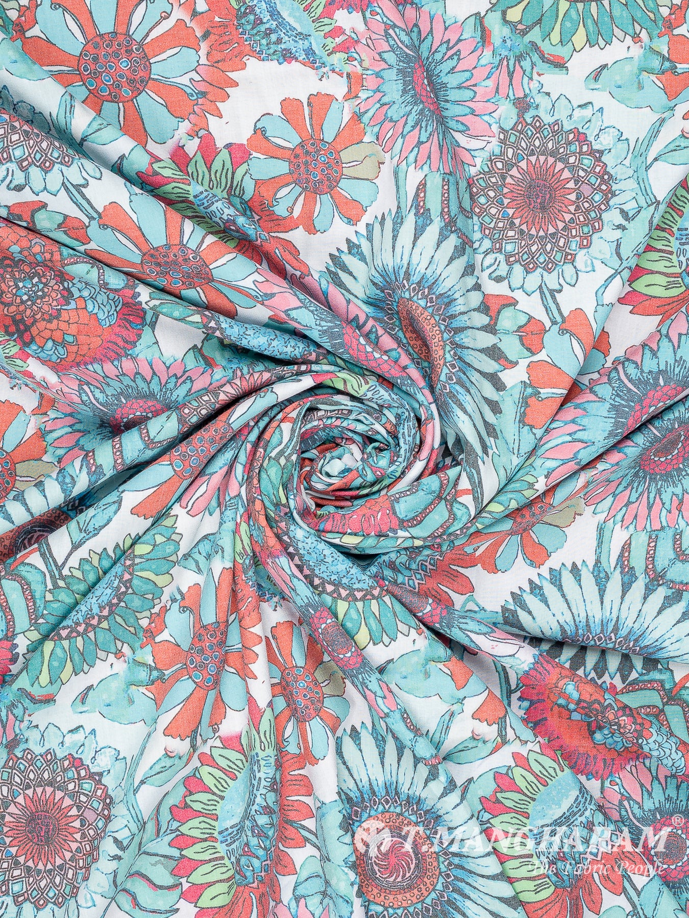 White Cotton Fabric - EC12140