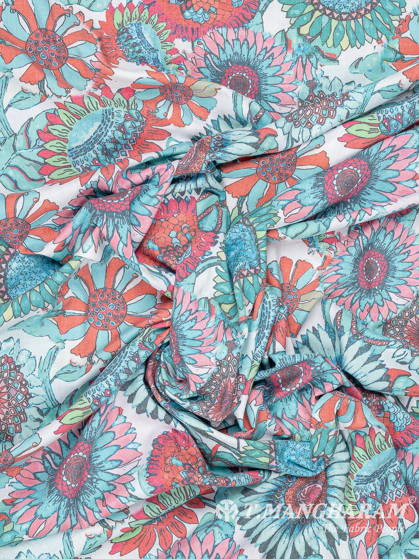 White Cotton Fabric - EC12140