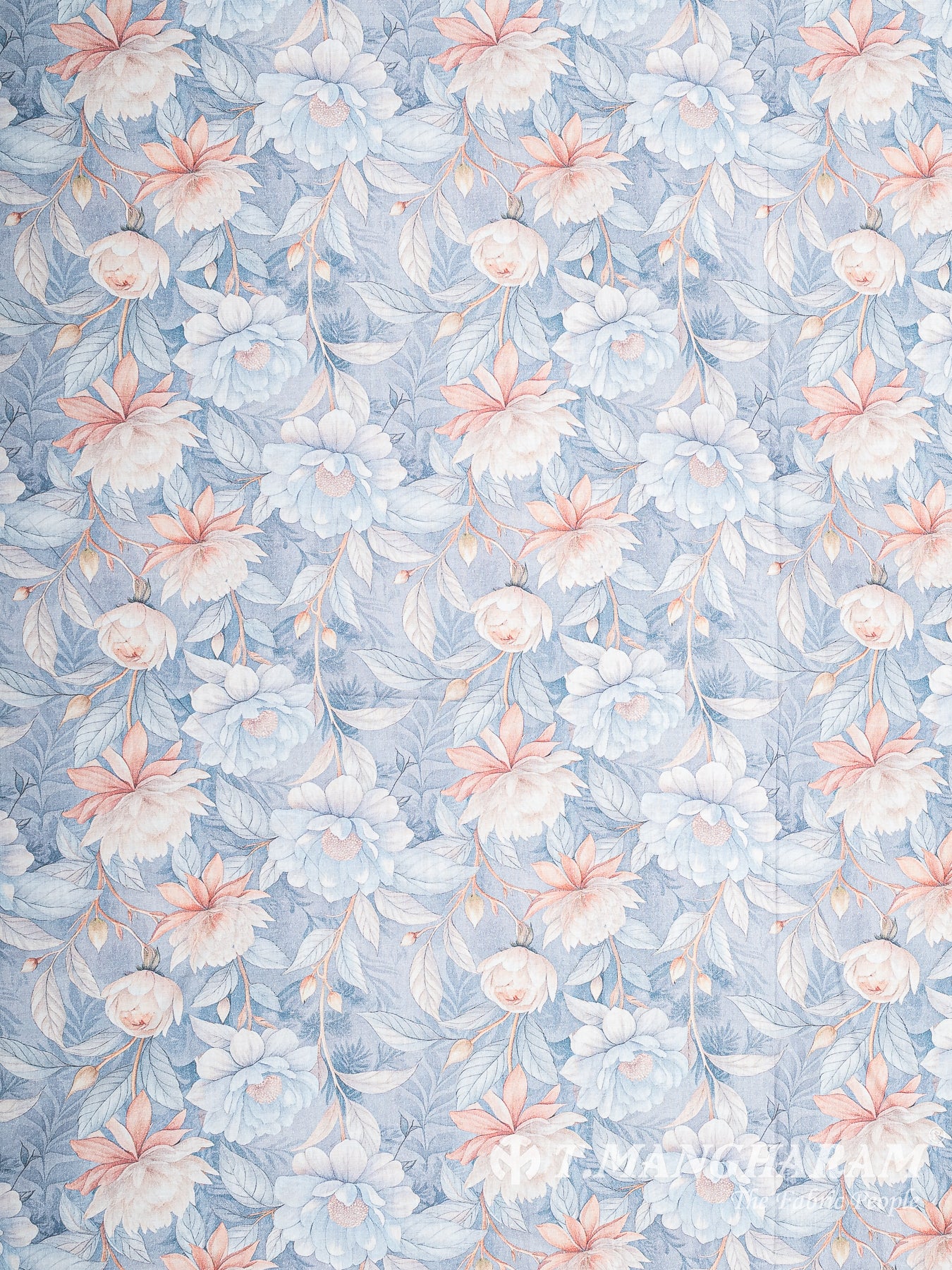 Blue Cotton Fabric - EC13979