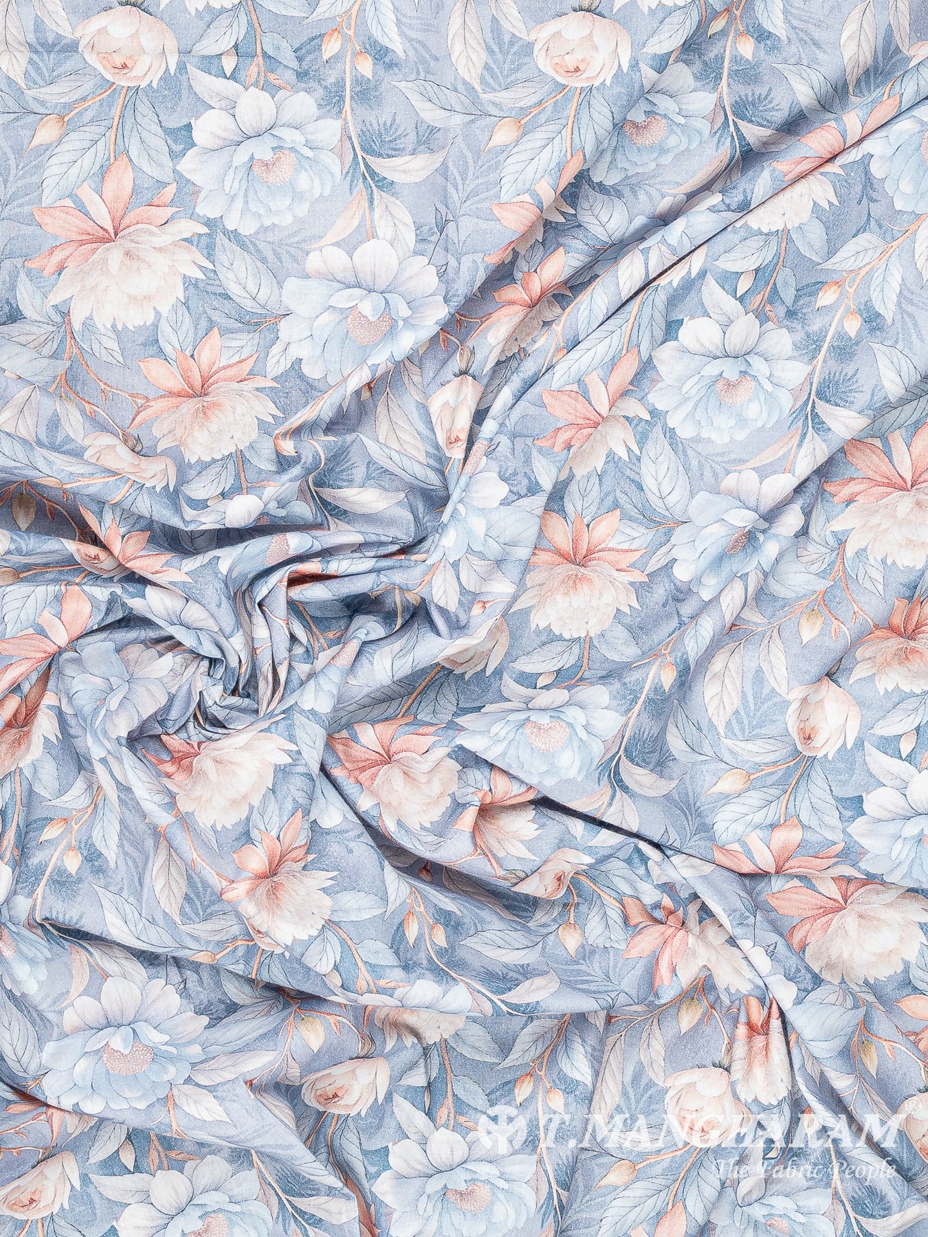Blue Cotton Fabric - EC13979