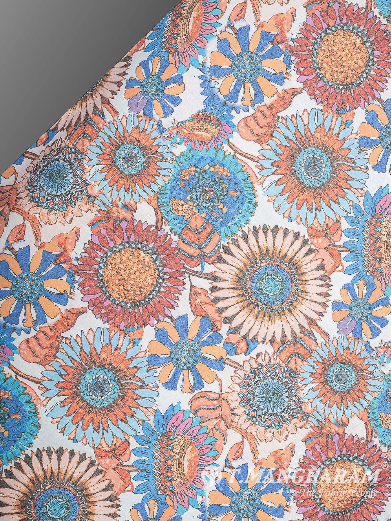 White Cotton Fabric - EC12142