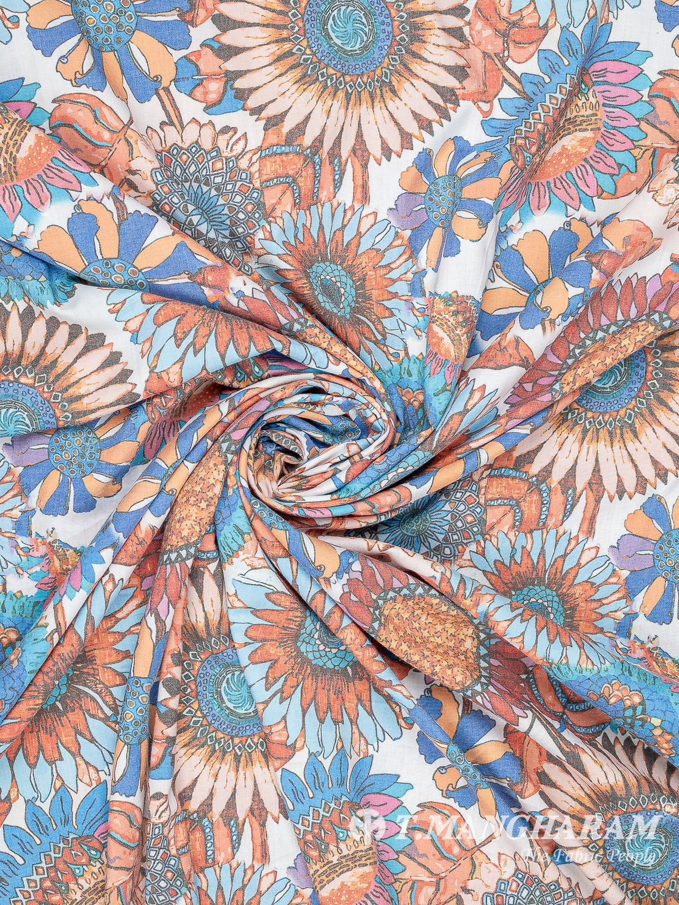 White Cotton Fabric - EC12142