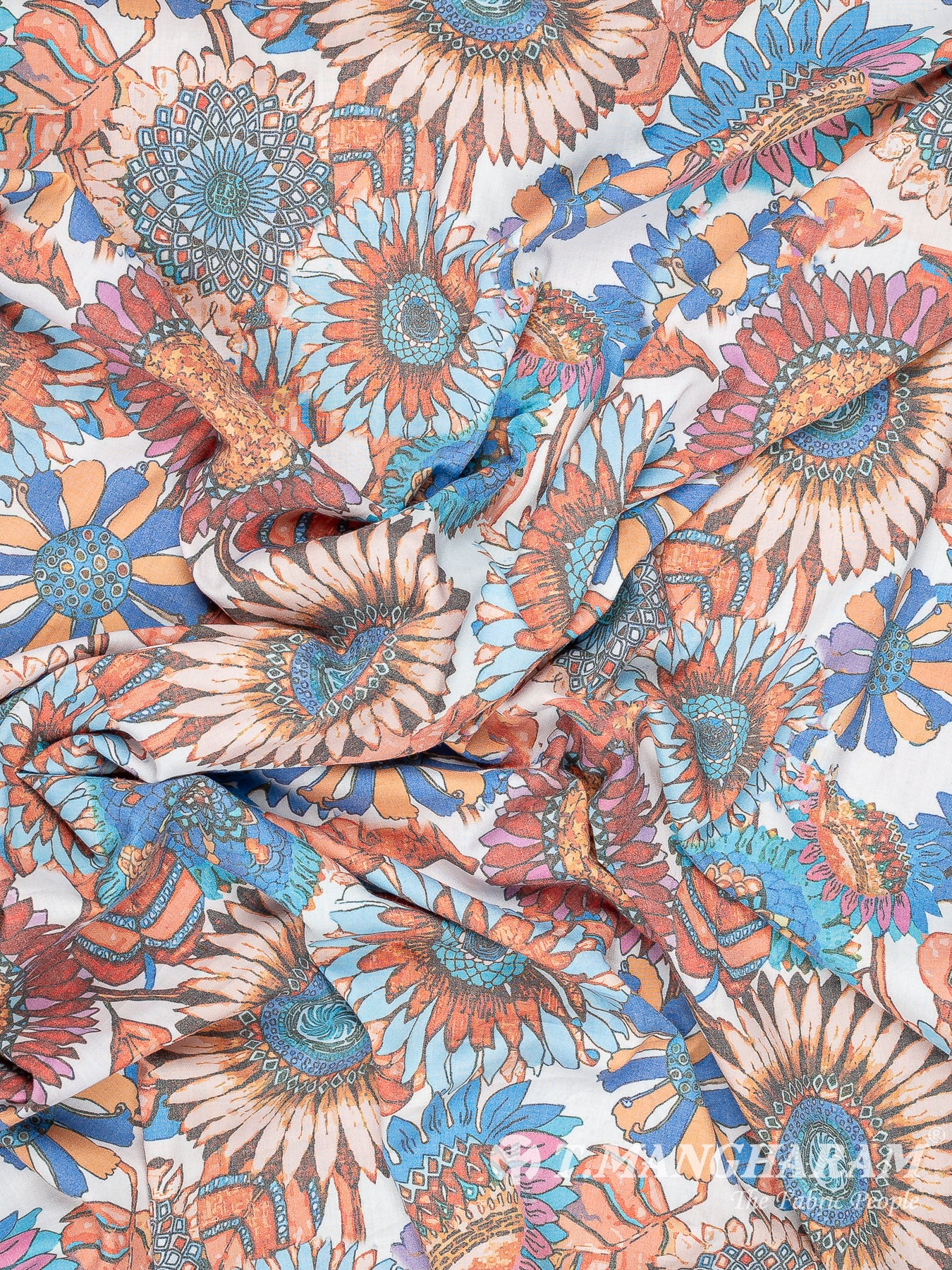 White Cotton Fabric - EC12142