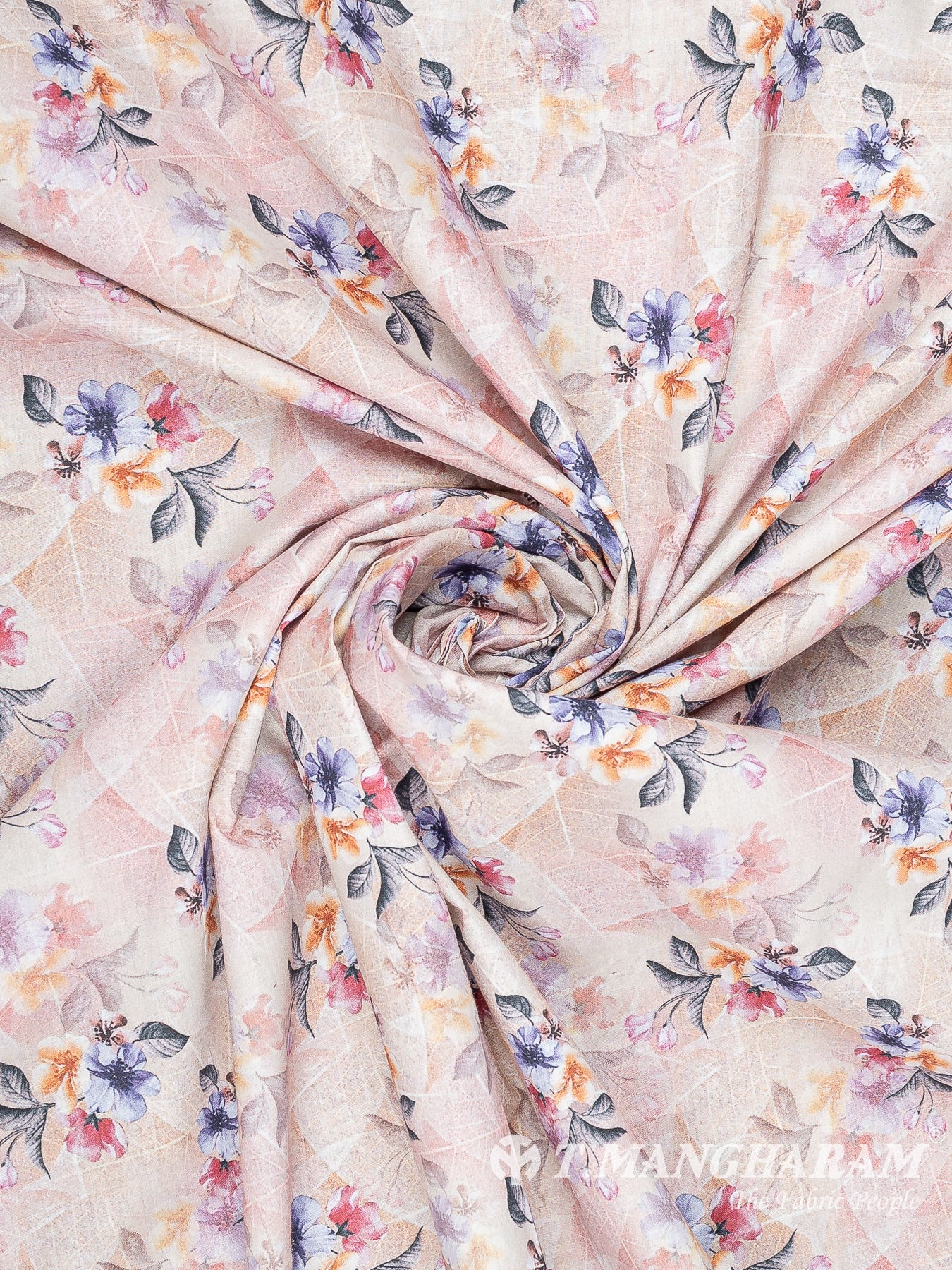 Peach Cotton Fabric - EC13976
