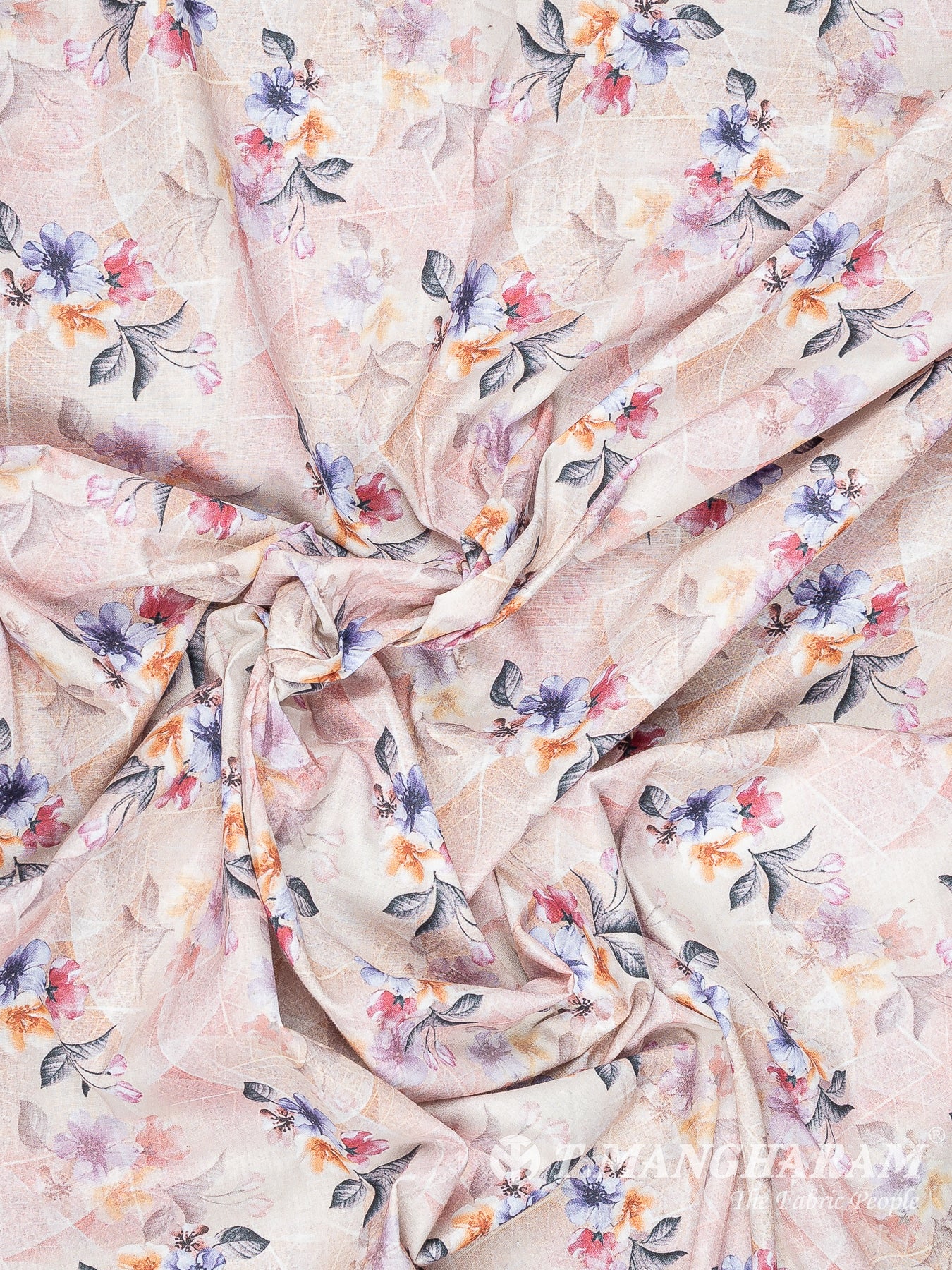 Peach Cotton Fabric - EC13976