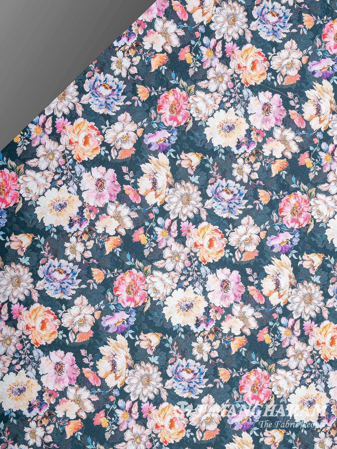 Blue Cotton Fabric - EB9775