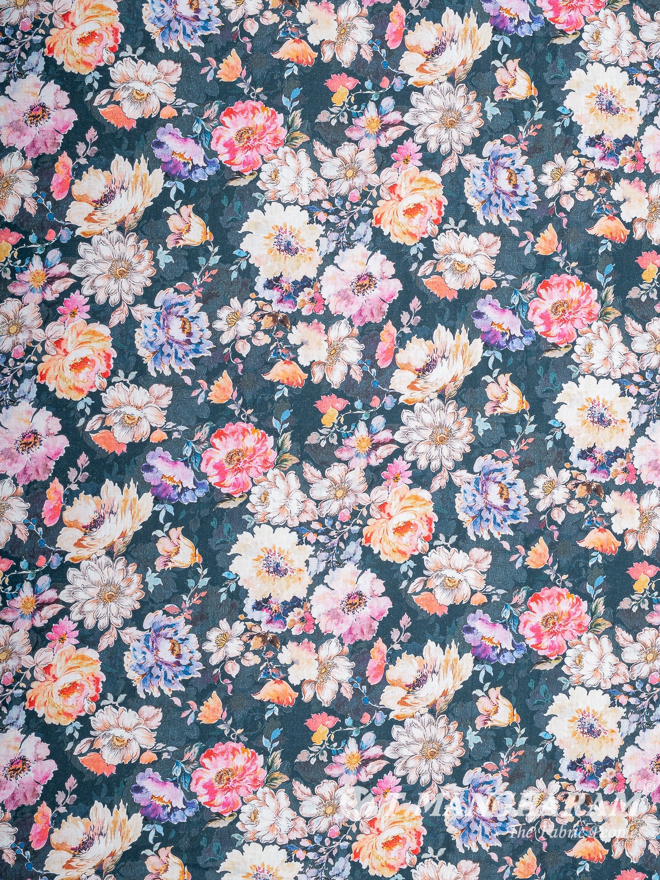 Blue Cotton Fabric - EB9775