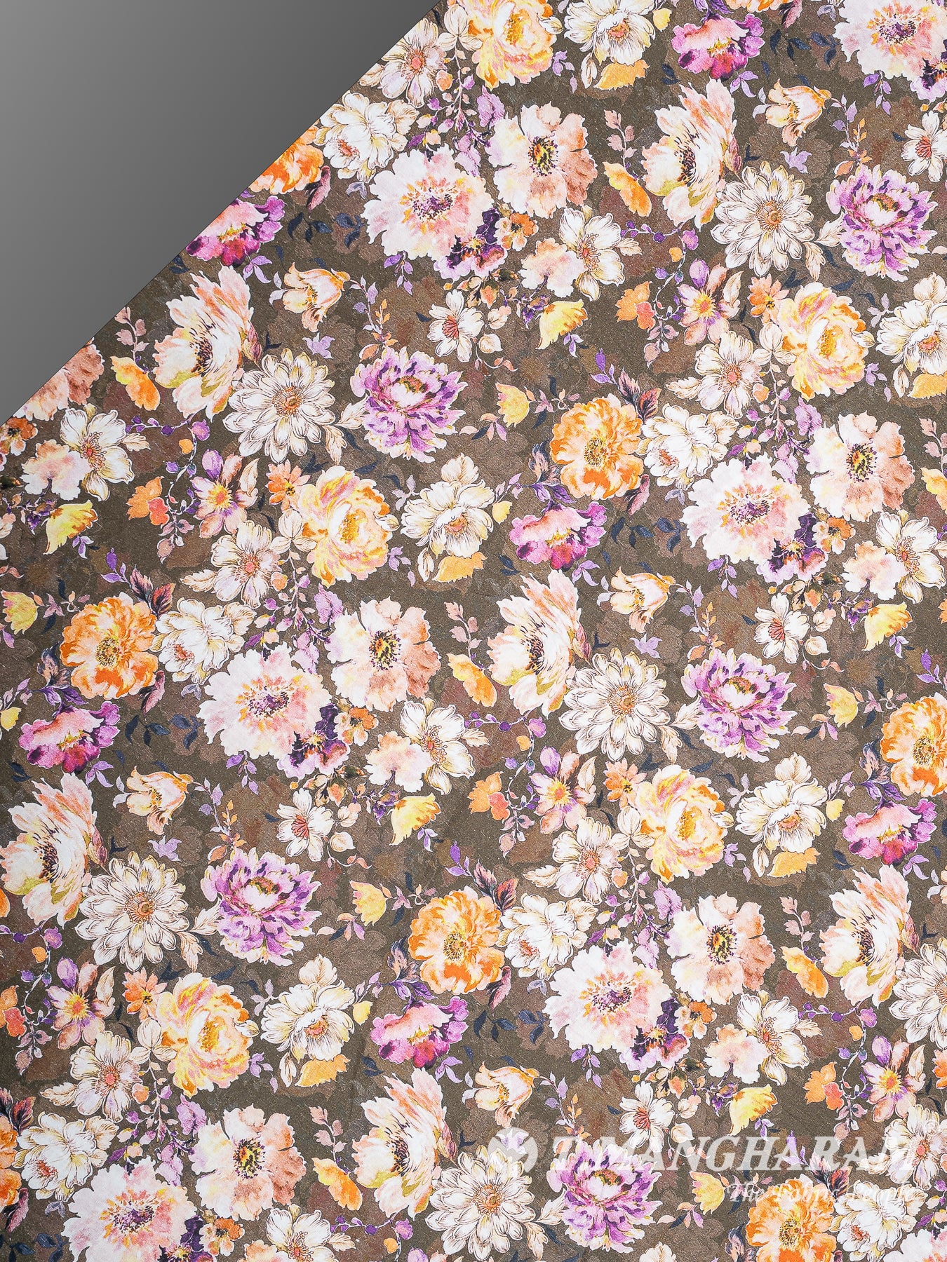 Brown Cotton Fabric - EB9773