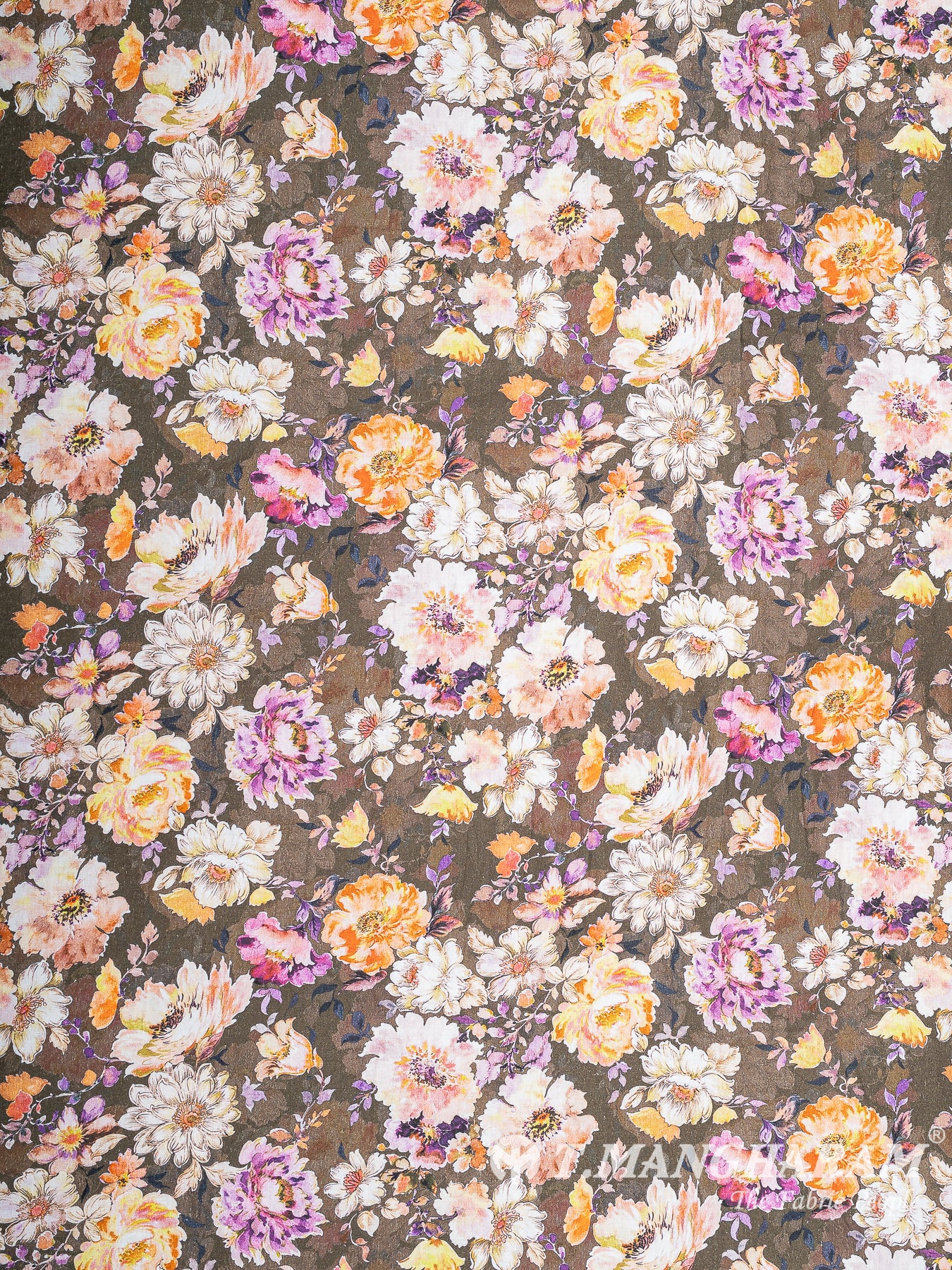 Brown Cotton Fabric - EB9773