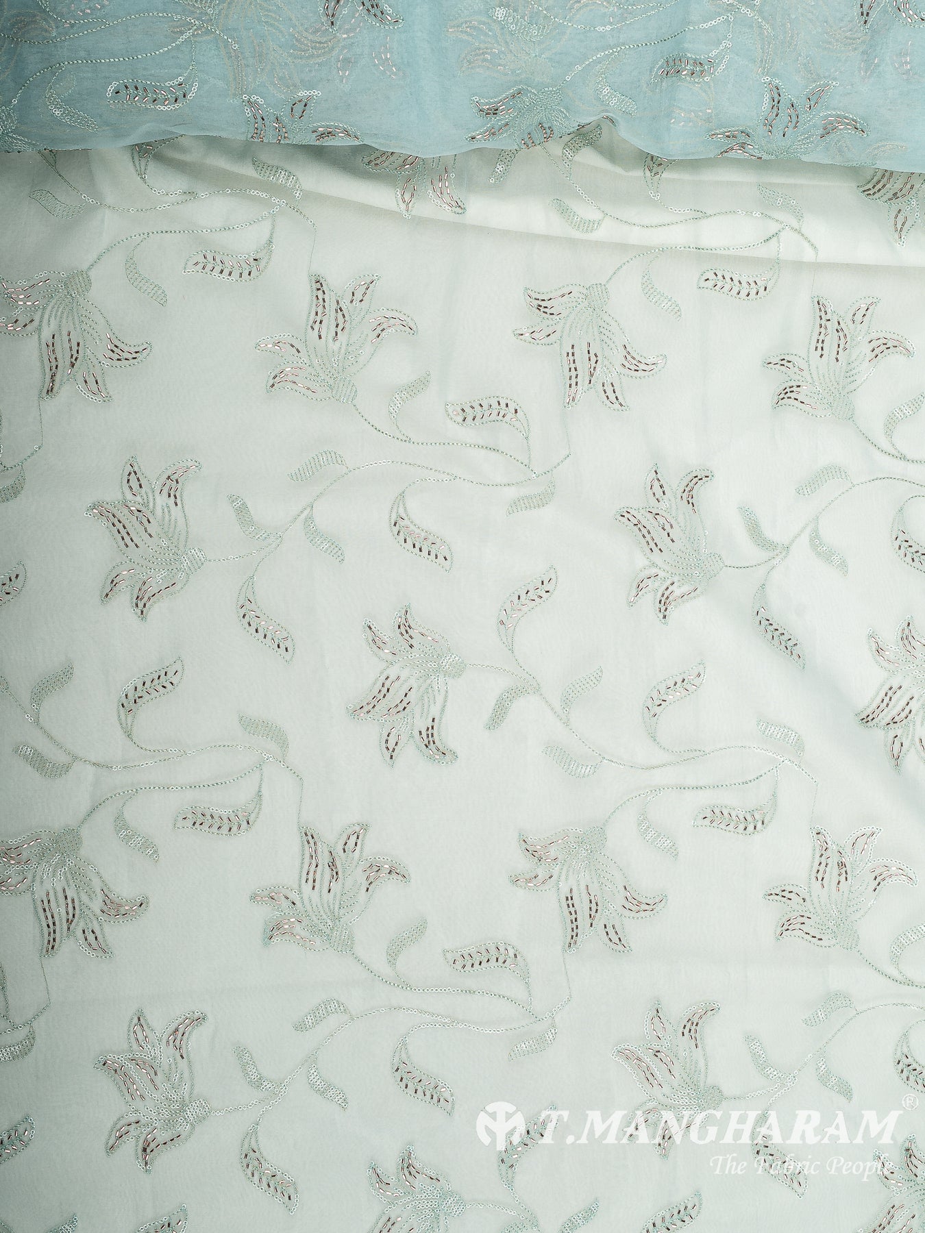 Blue Tissue Fabric - EB11055