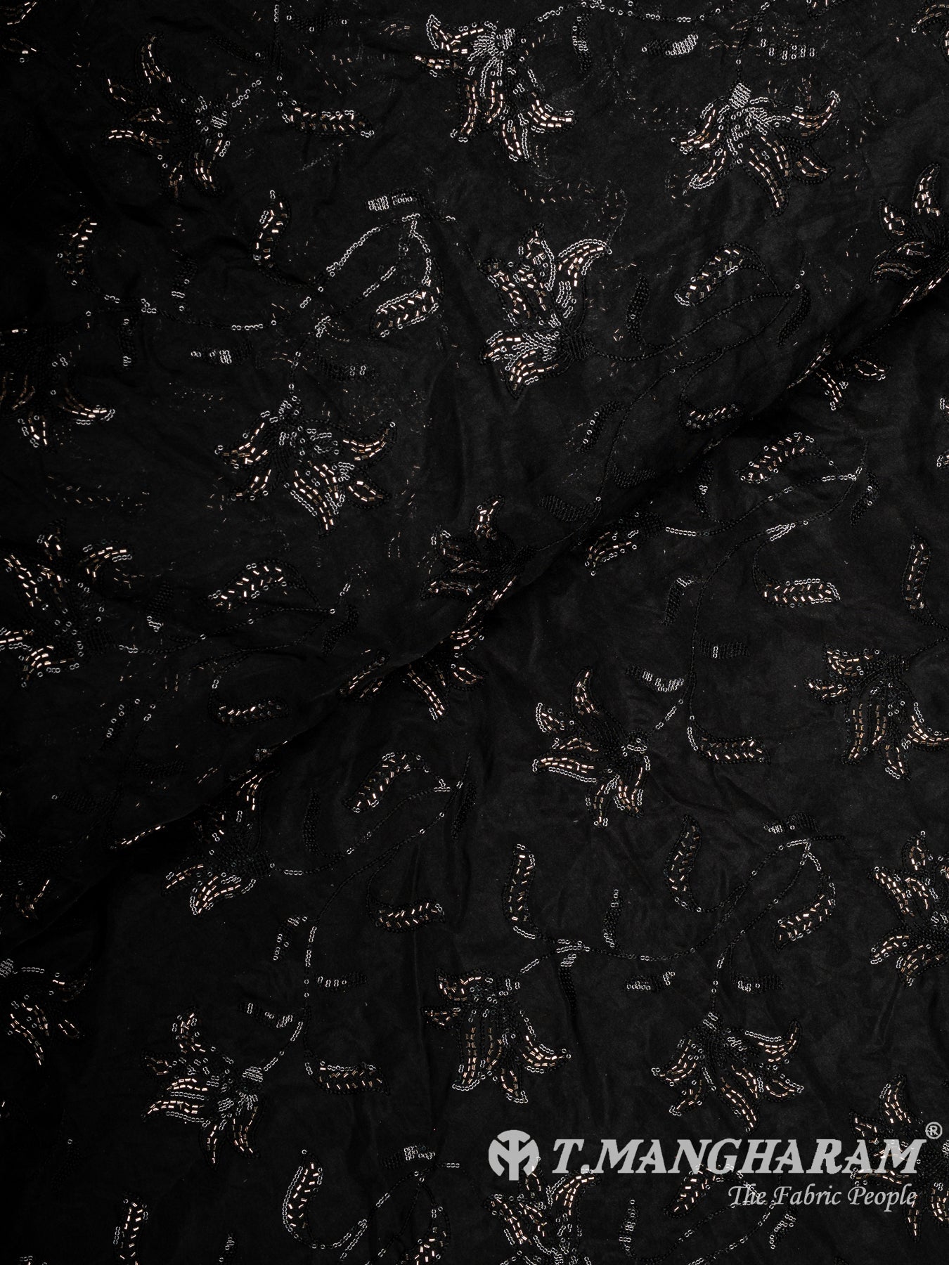 Black Tissue Fabric - EB11054