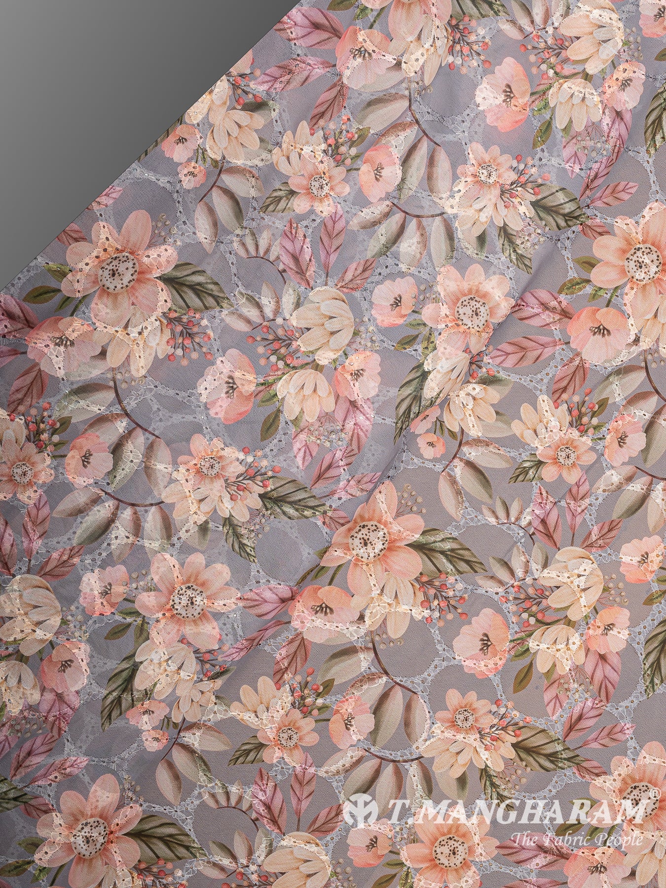 Violet Georgette Fabric - EB10694