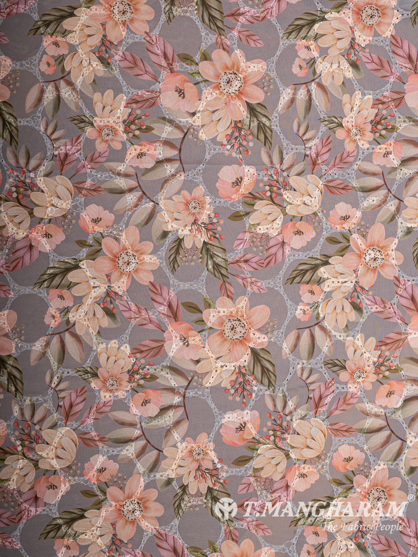 Violet Georgette Fabric - EB10694