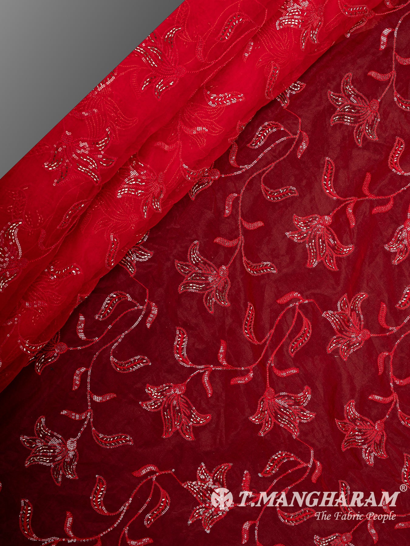 Red Tissue Fabric - EB11059