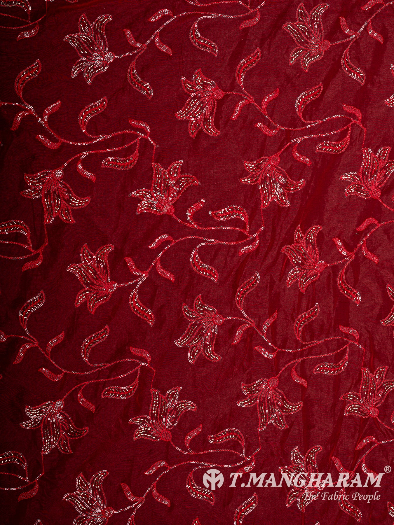 Red Tissue Fabric - EB11059