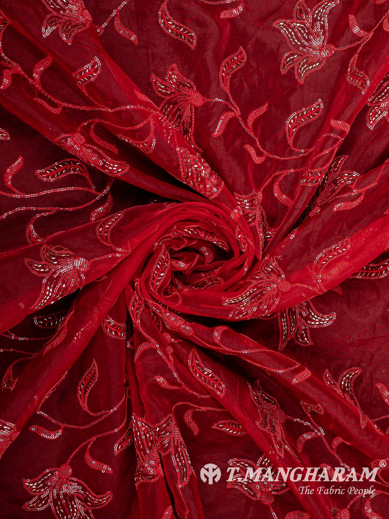 Red Tissue Fabric - EB11059