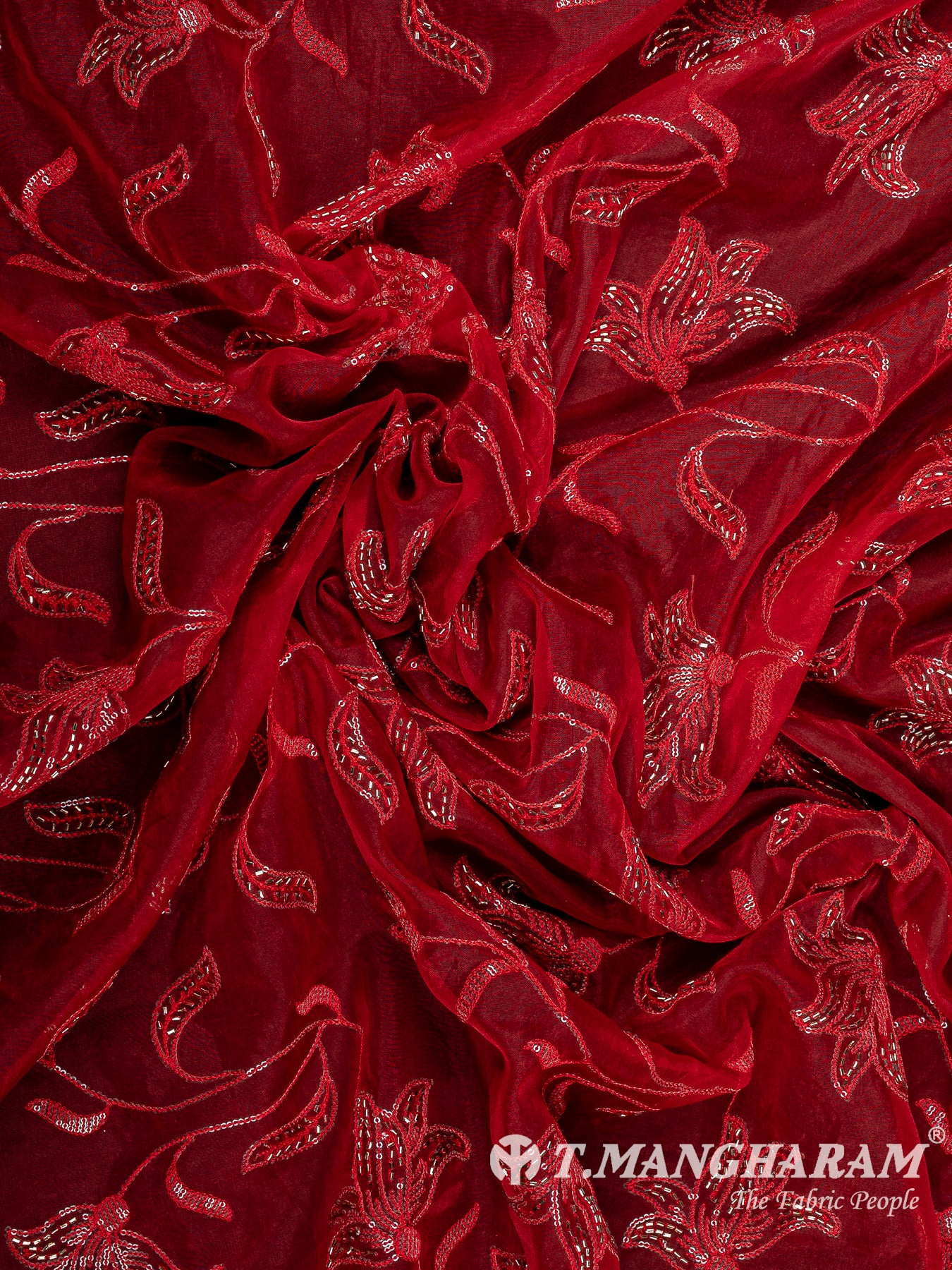 Red Tissue Fabric - EB11059