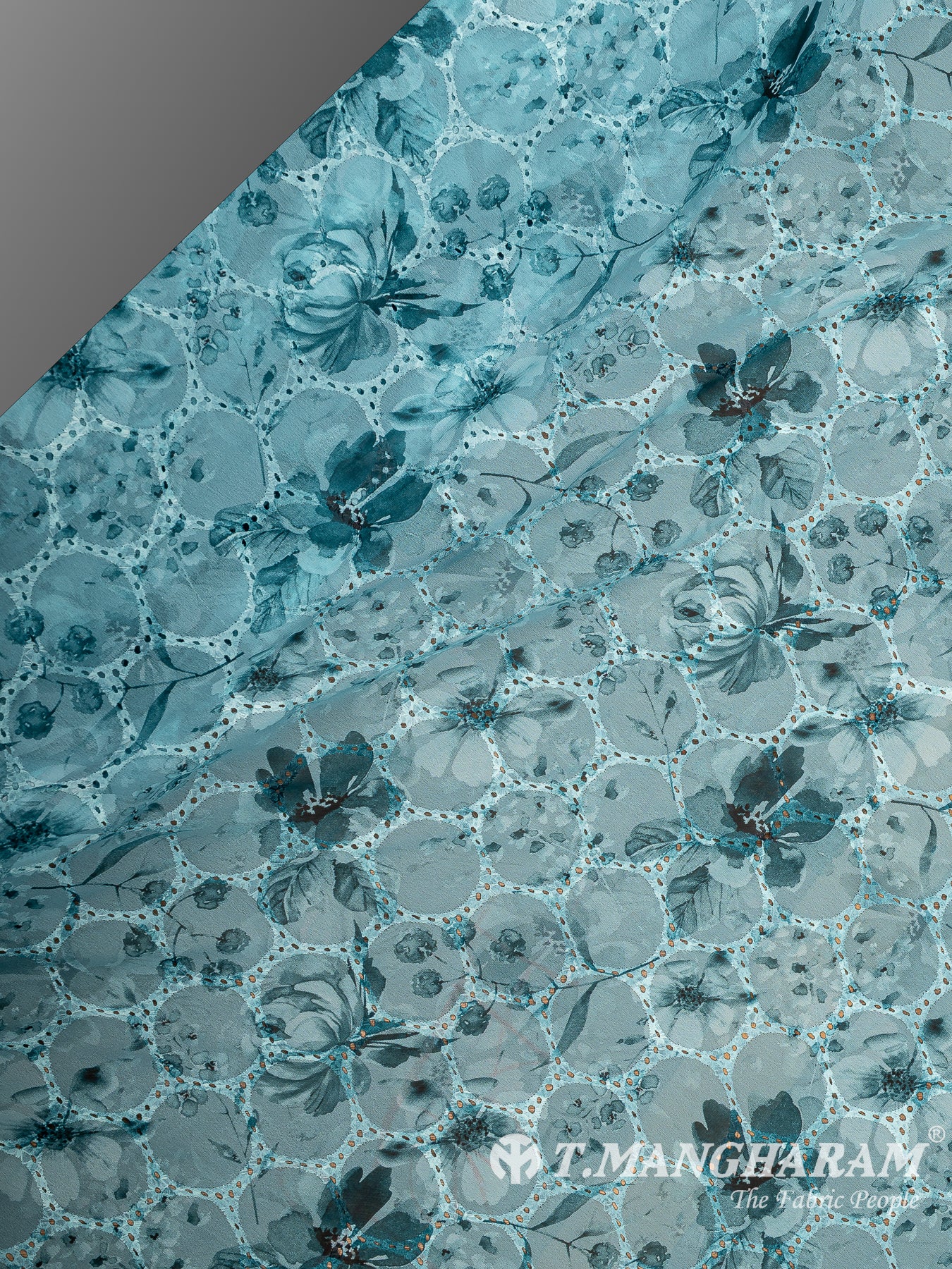 Blue Georgette Fabric - EB10696