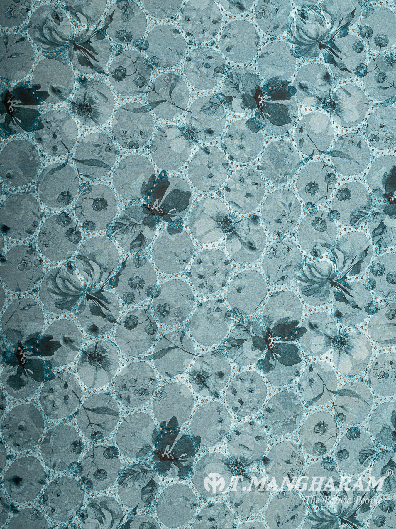 Blue Georgette Fabric - EB10696