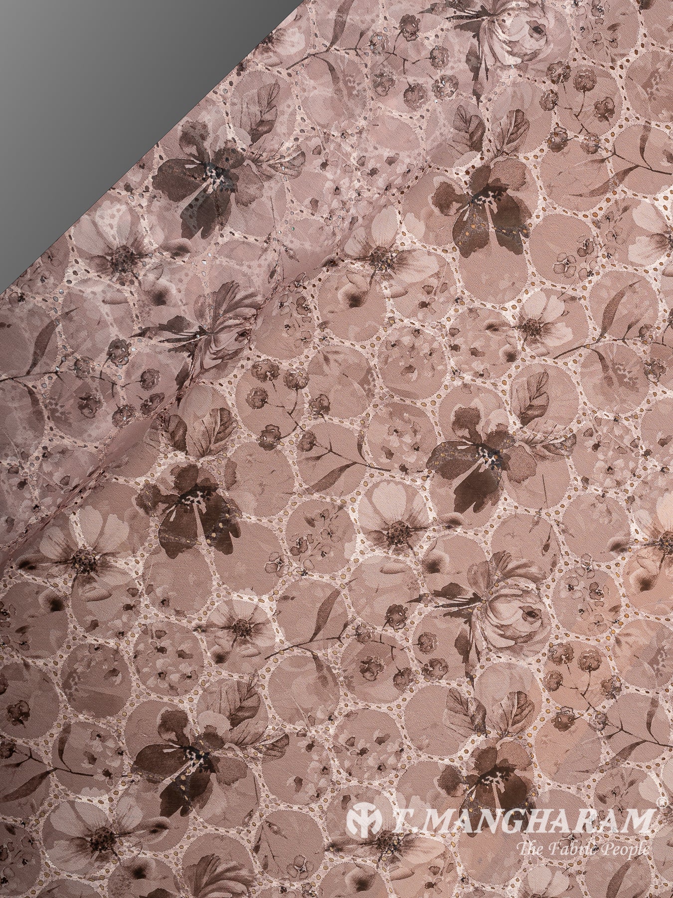 Wine Georgette Fabric - EB10684