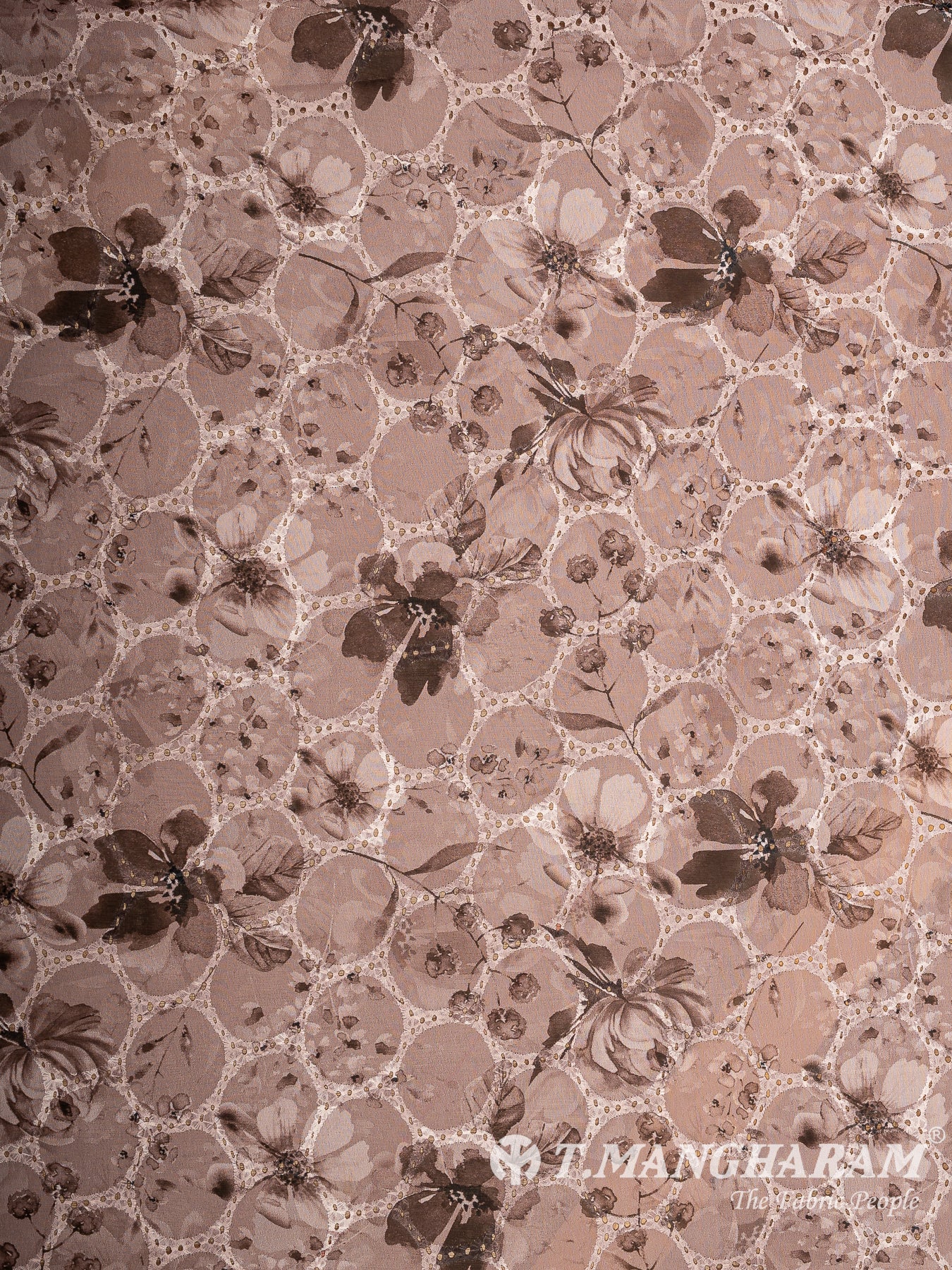 Wine Georgette Fabric - EB10684