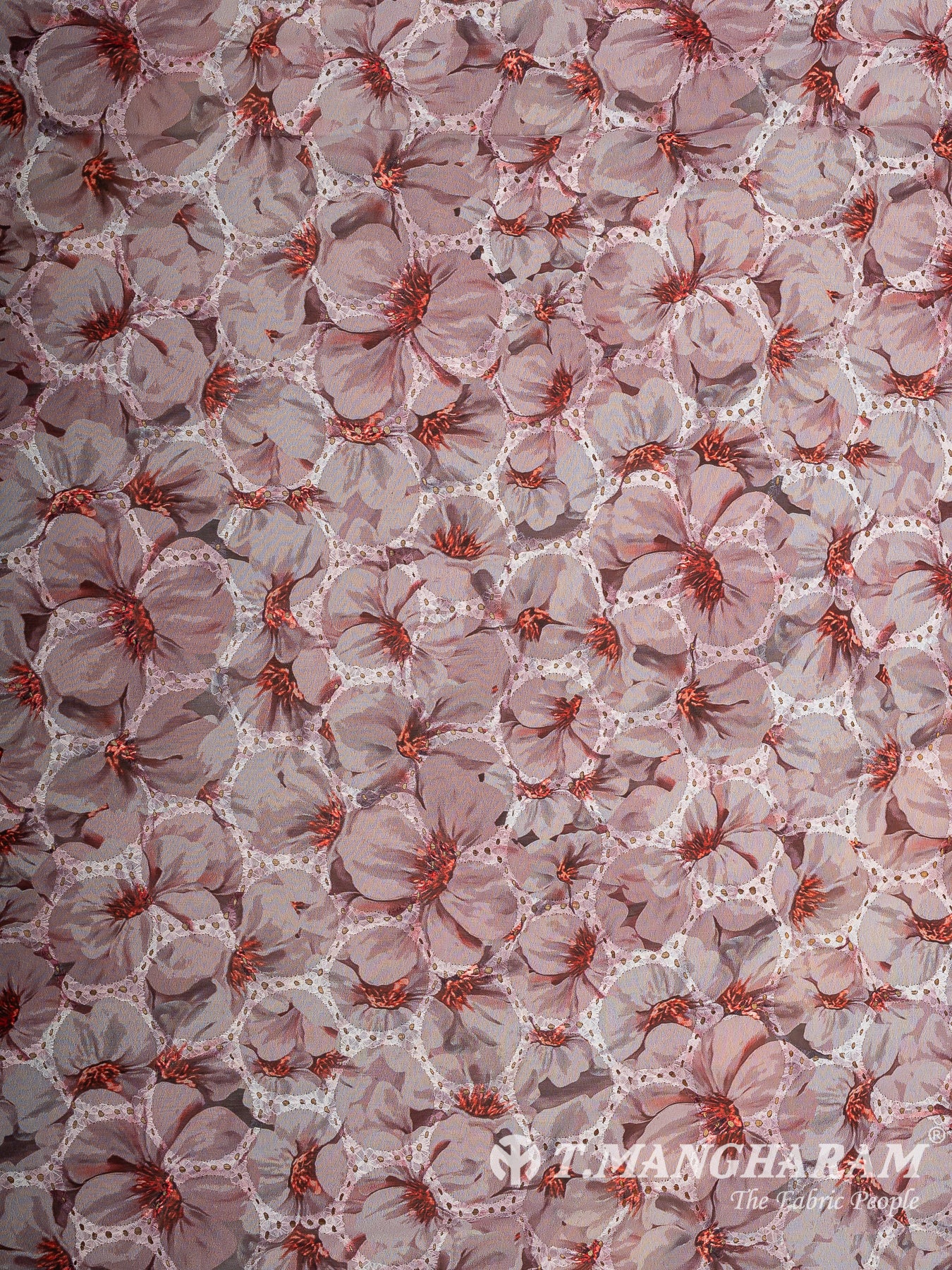 Violet Georgette Fabric - EB10697