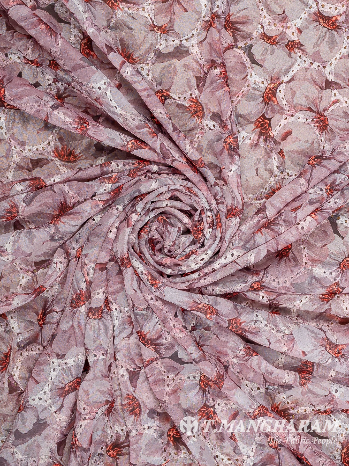 Violet Georgette Fabric - EB10697