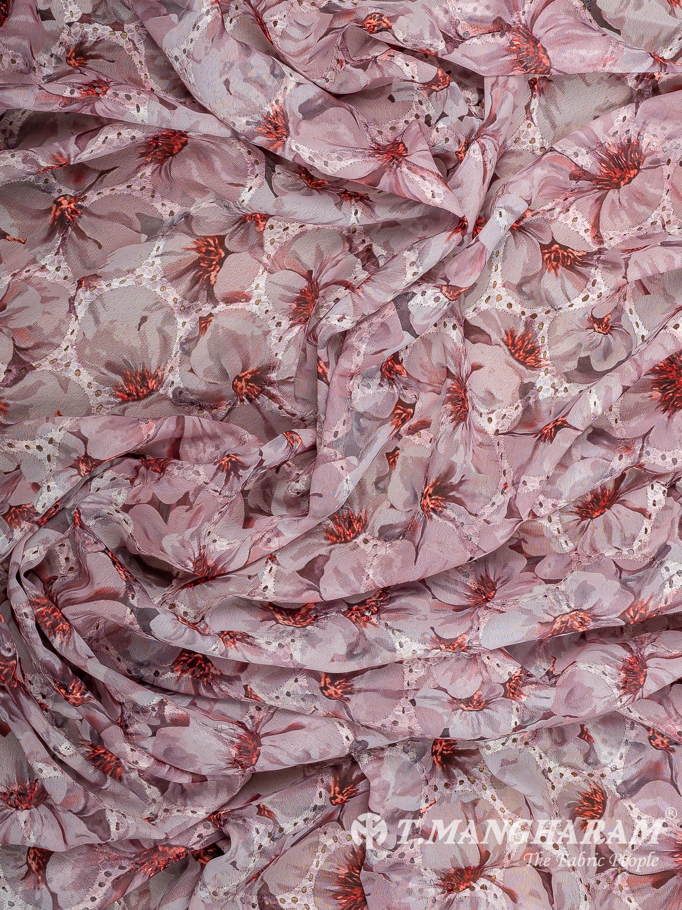 Violet Georgette Fabric - EB10697