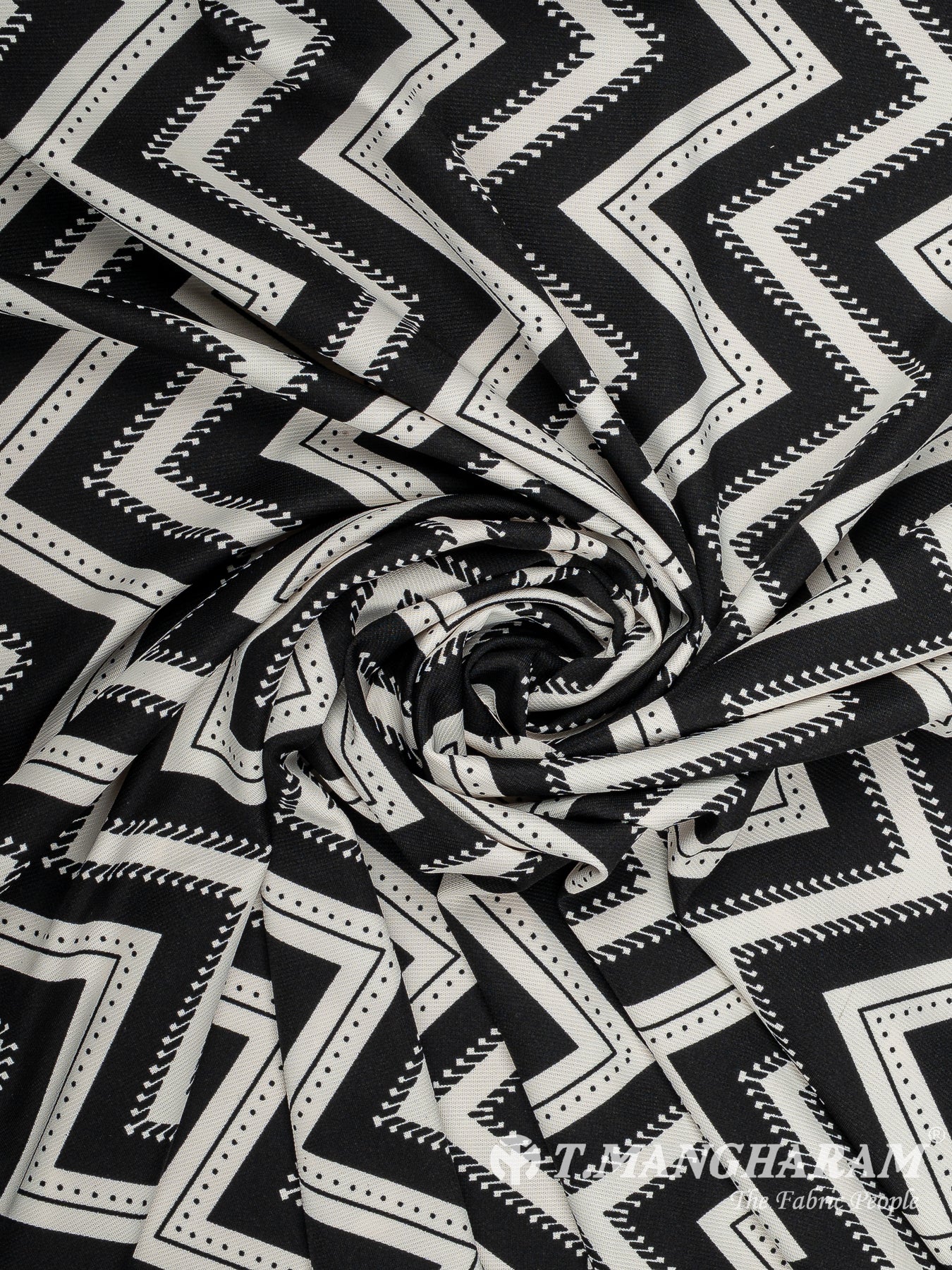 Black Lycra Fabric - EA3952