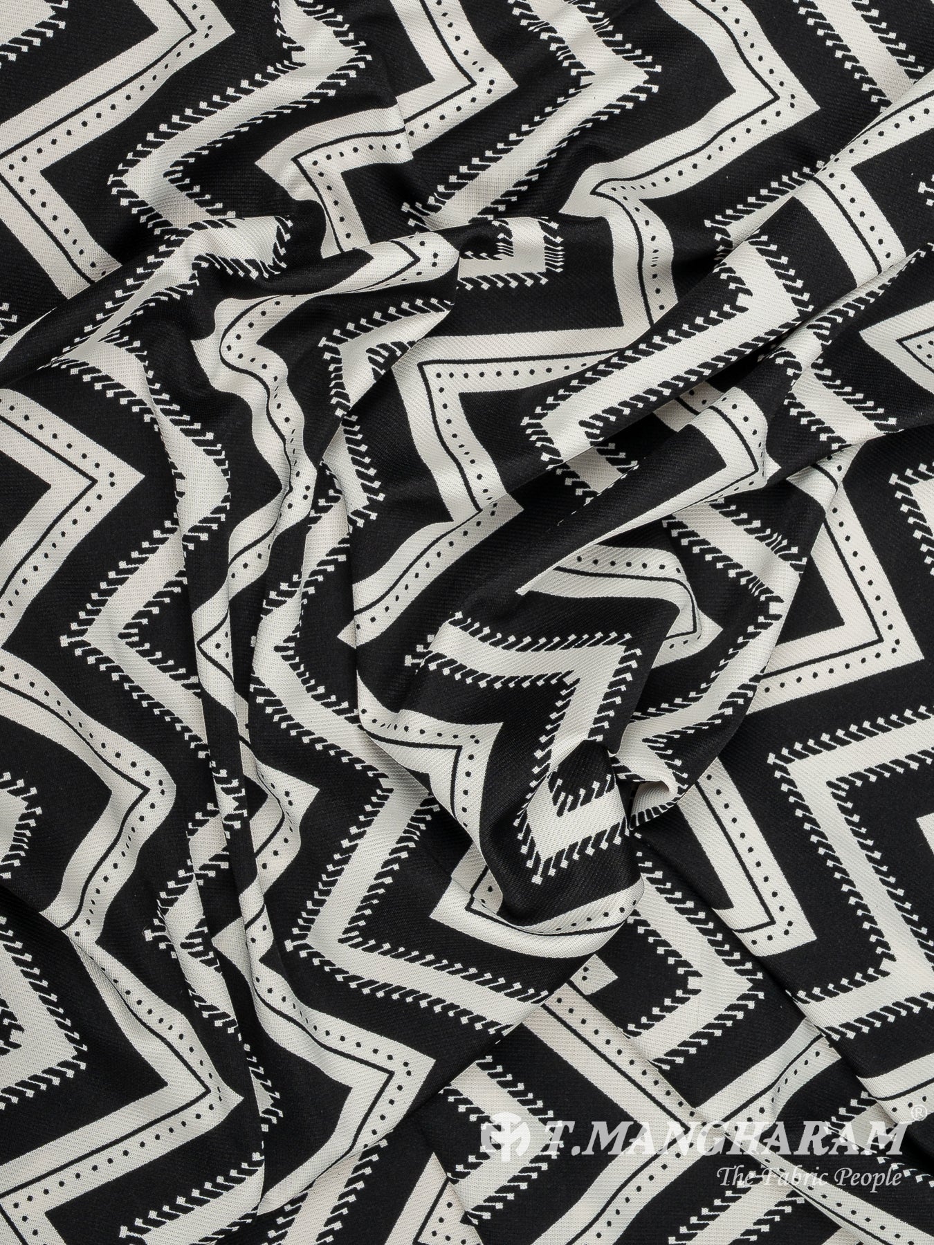 Black Lycra Fabric - EA3952