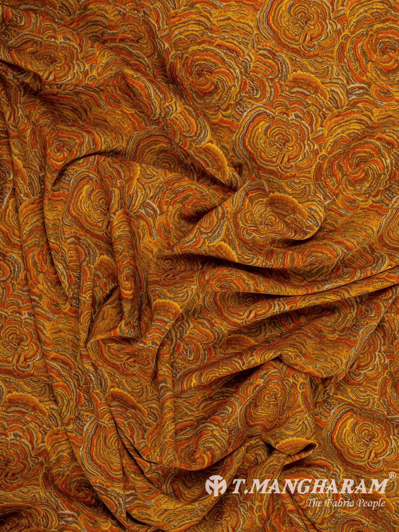 Yellow Crepe Fabric - EC14682
