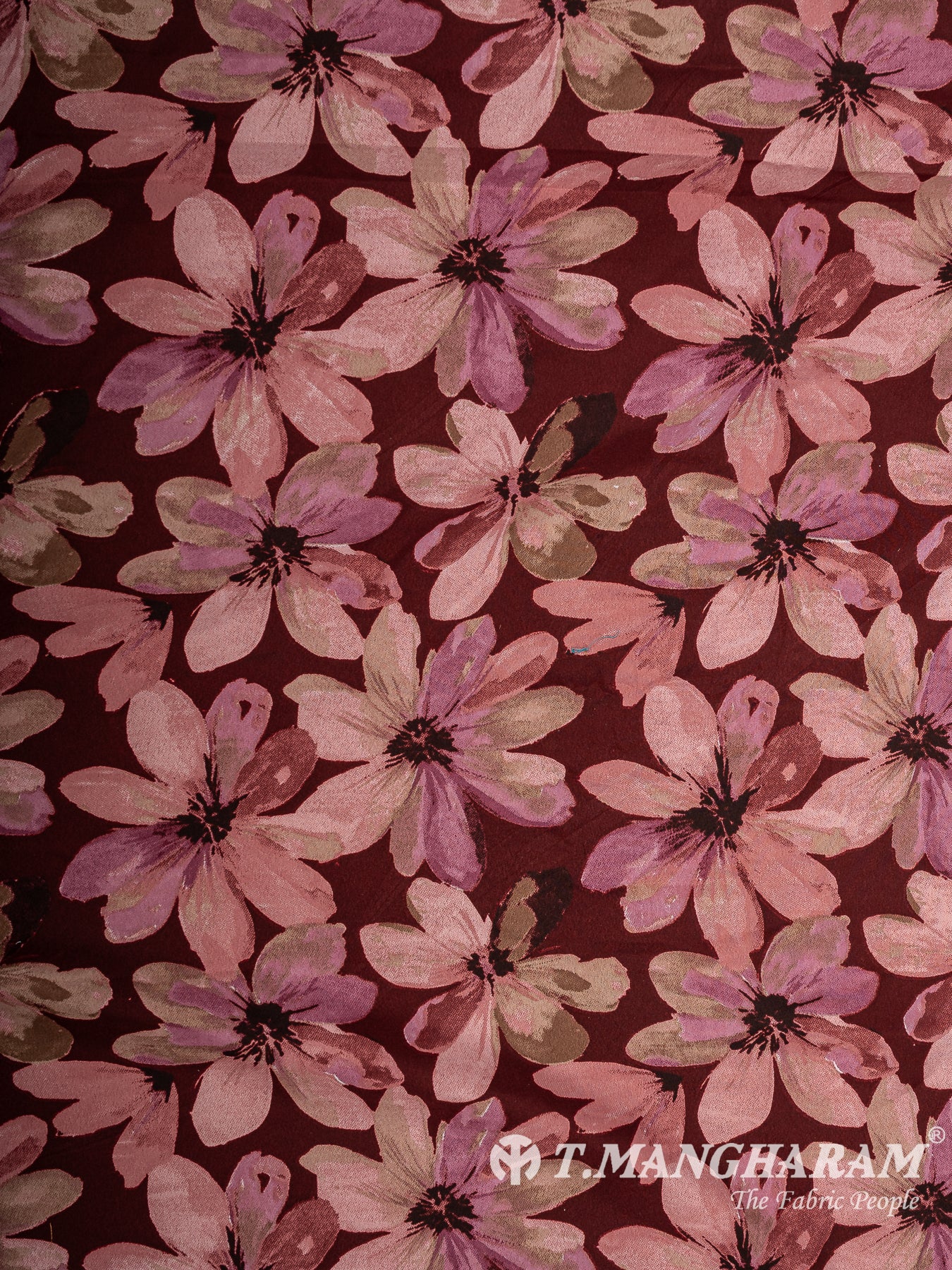 Purple Crepe Fabric - EC14681