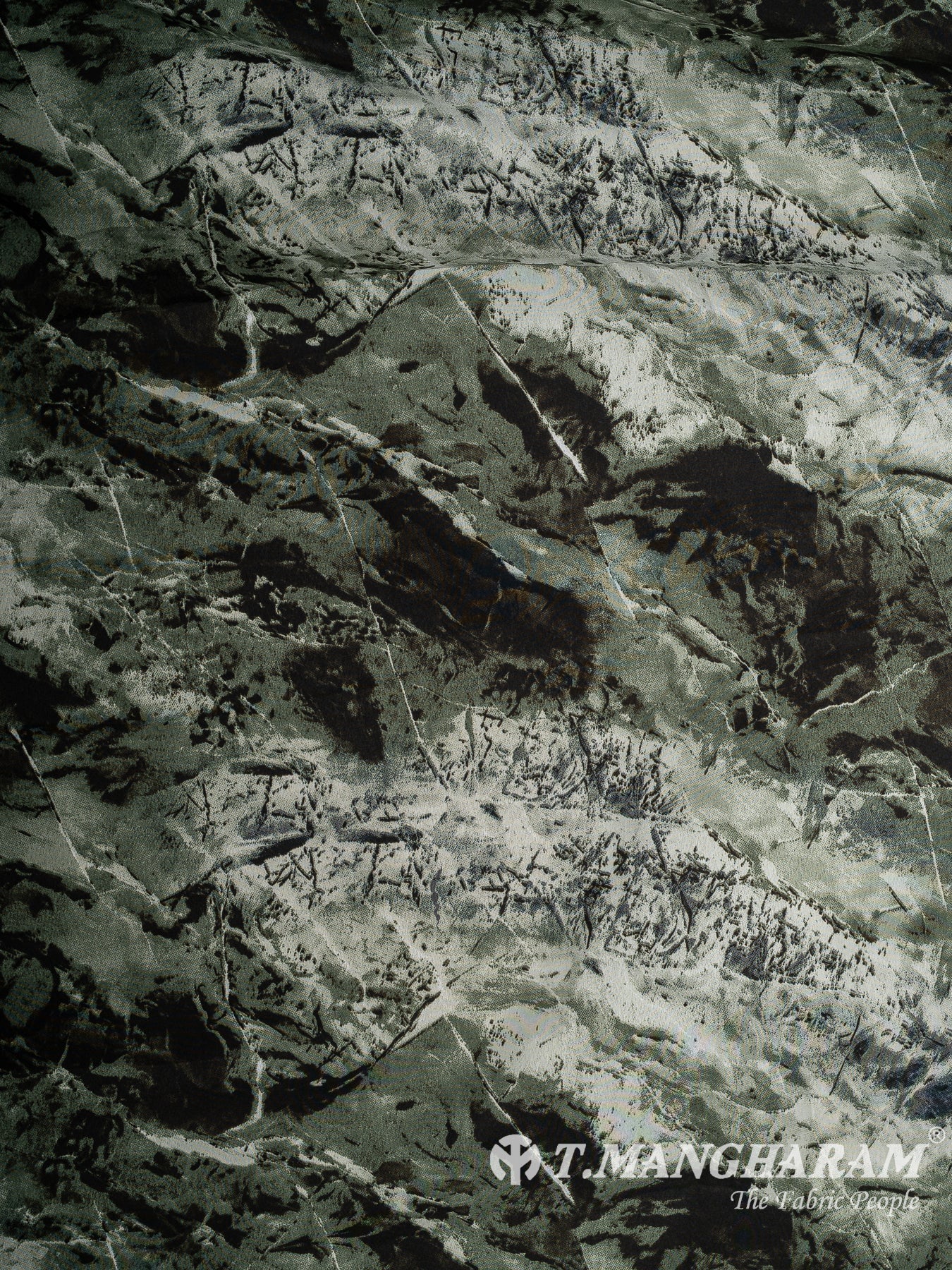 Green Crepe Fabric - EC14679