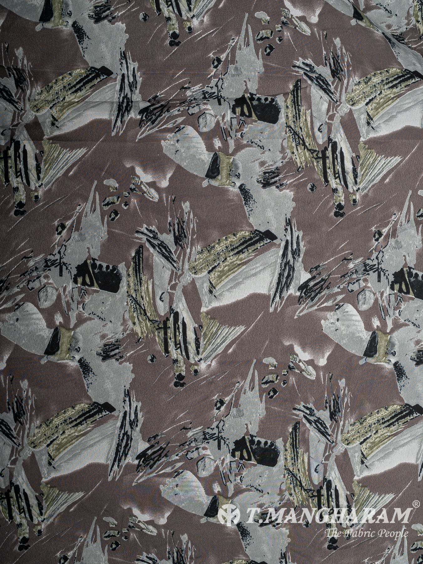 Brown Crepe Fabric - EC14693