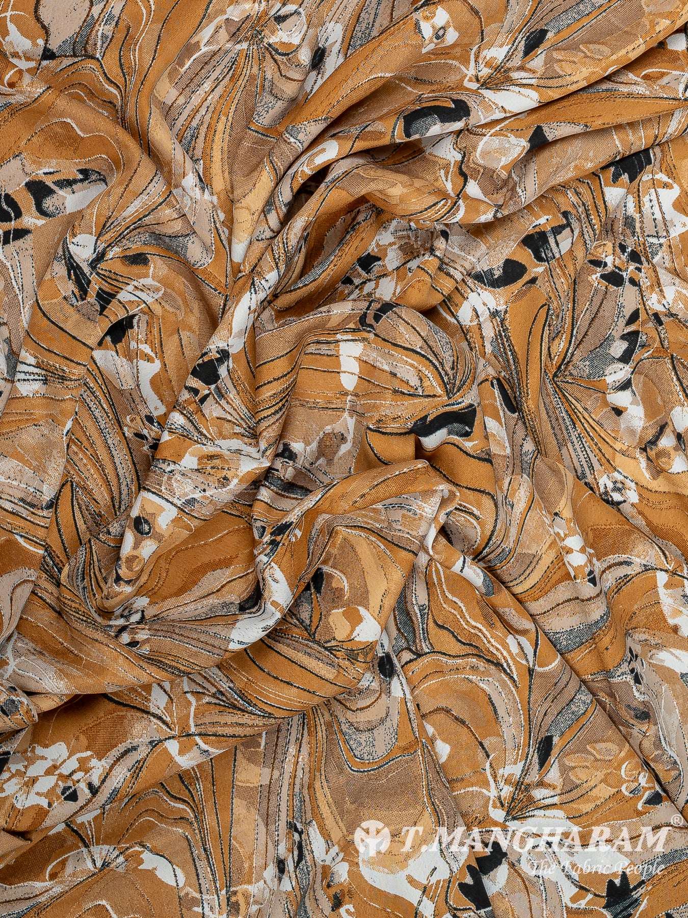 Yellow Crepe Fabric - EC14687