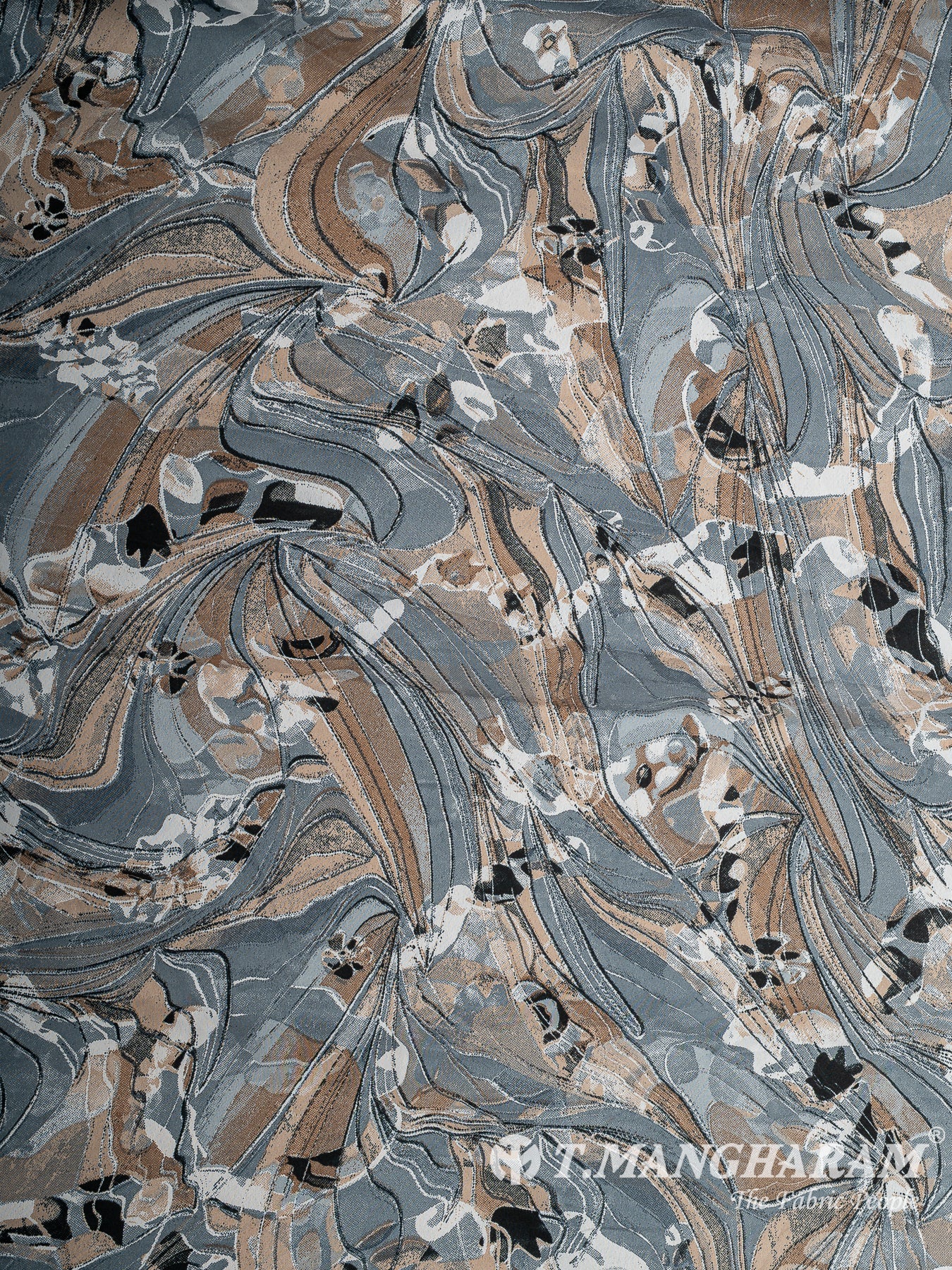 Grey Crepe Fabric - EC14683