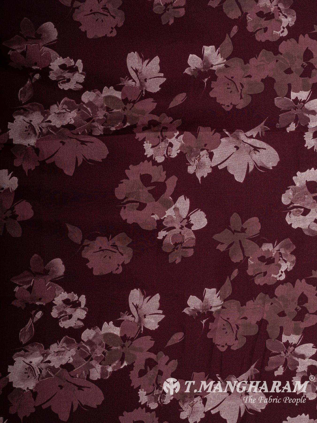 Purple Crepe Fabric - EC14685