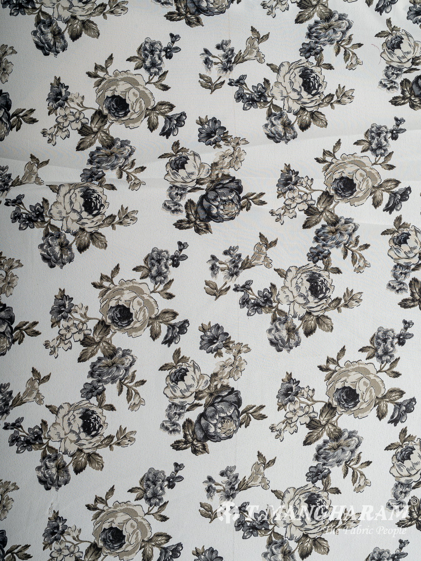 White Crepe Fabric - EC14661