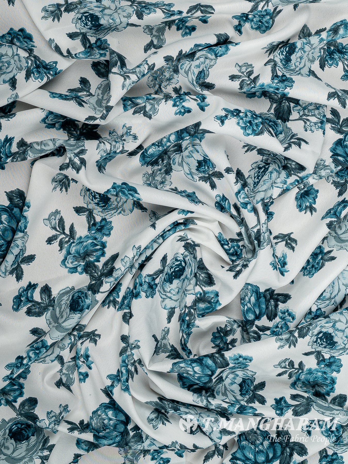 White Crepe Fabric - EC14662