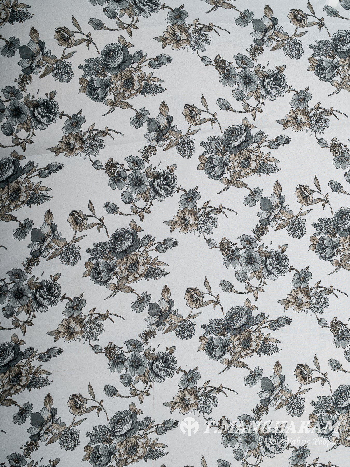 White Crepe Fabric - EC14647