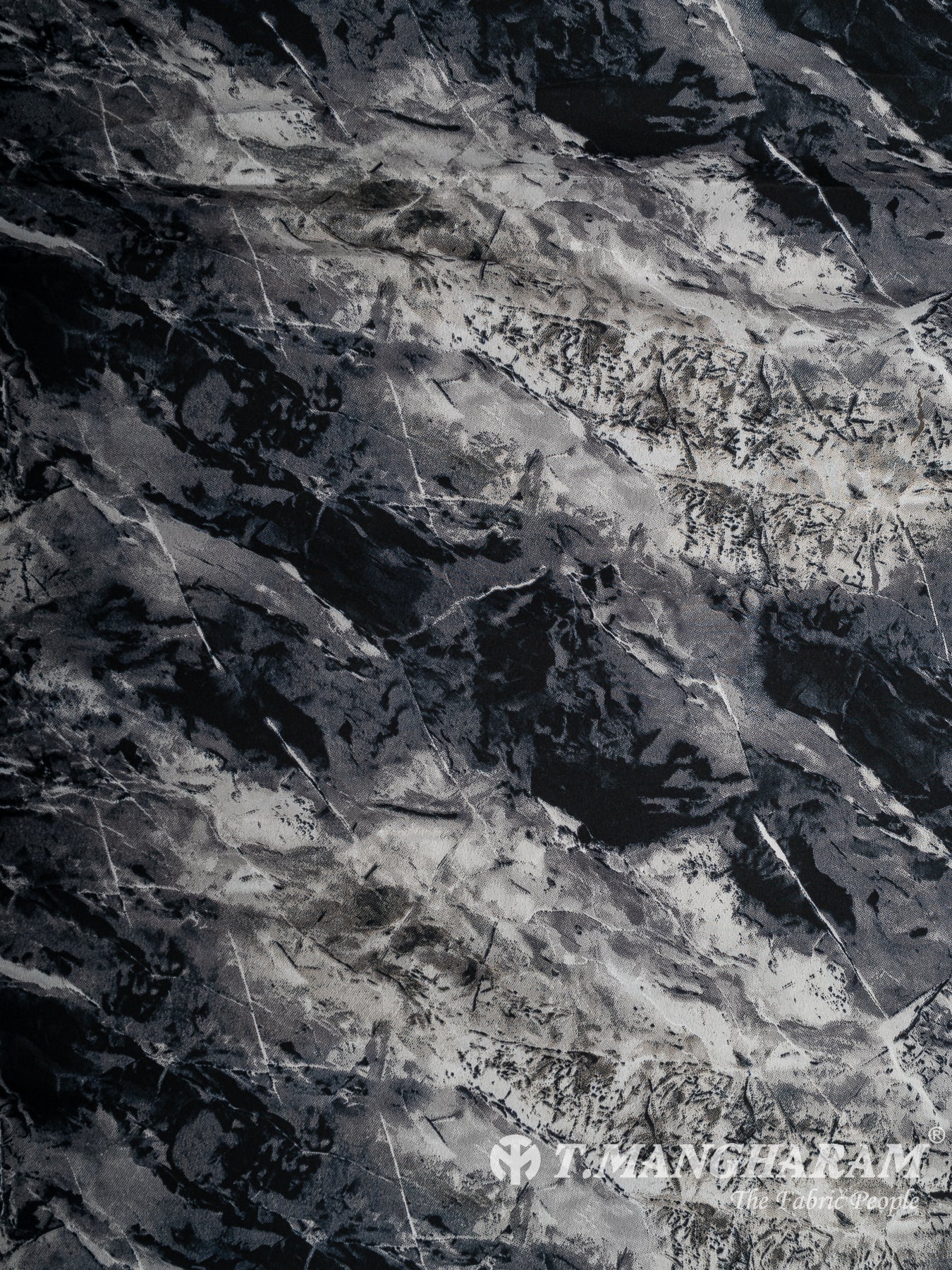 Grey Crepe Fabric - EC14680